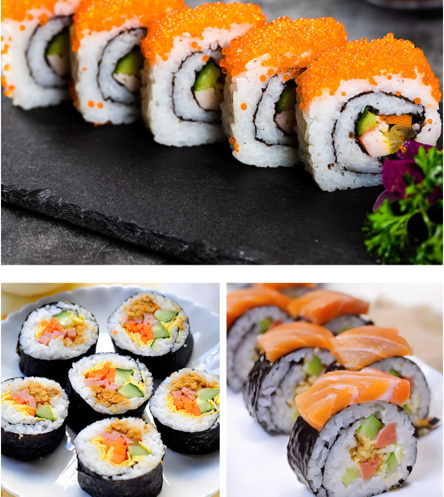 Tabletop Sushi Roll Making Machine Tabletop Round Sushi Forming Roller Maker