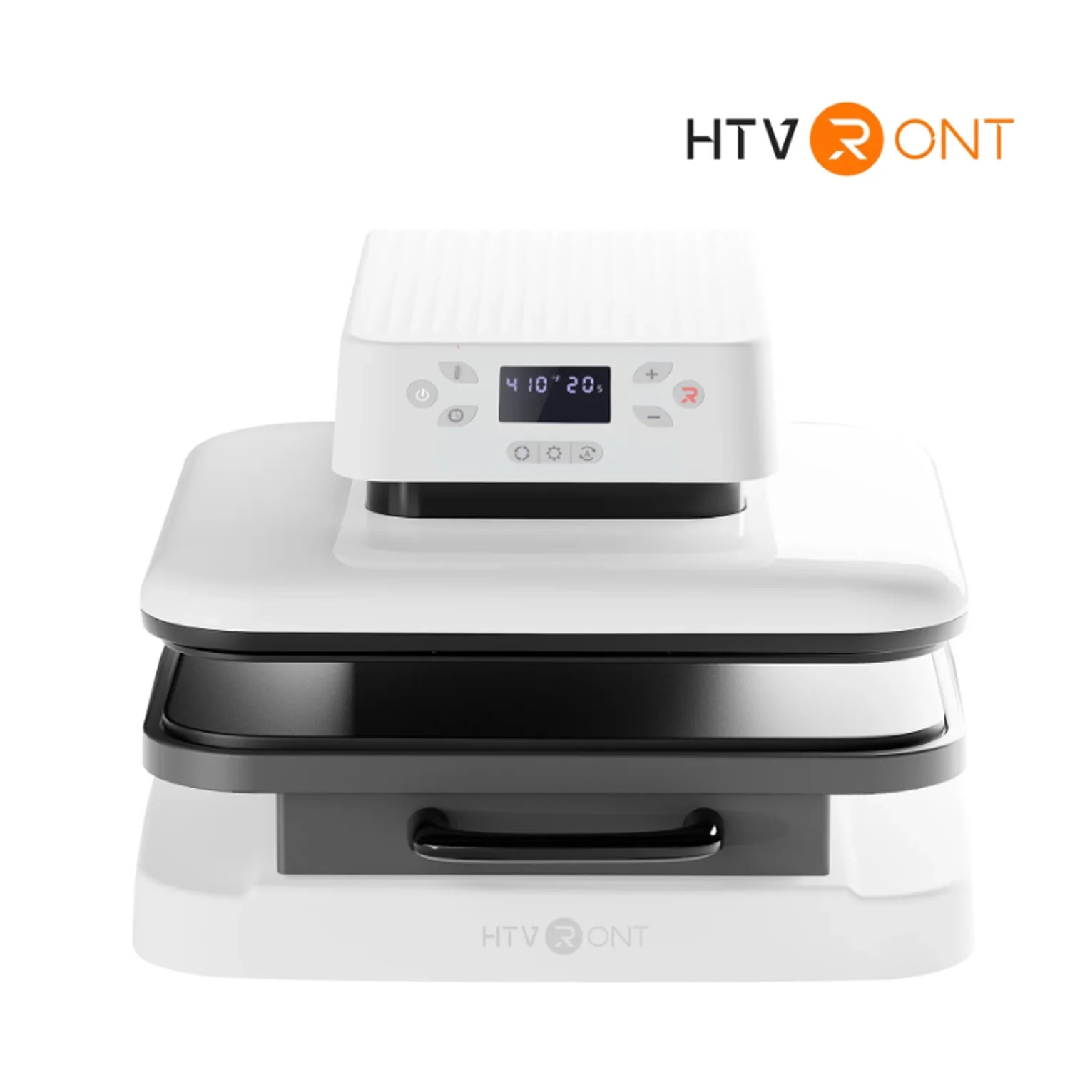 HTVRONT 1500W 15″x15″ White Automatic Heat Press Machine for Transfer Vinyl & Su