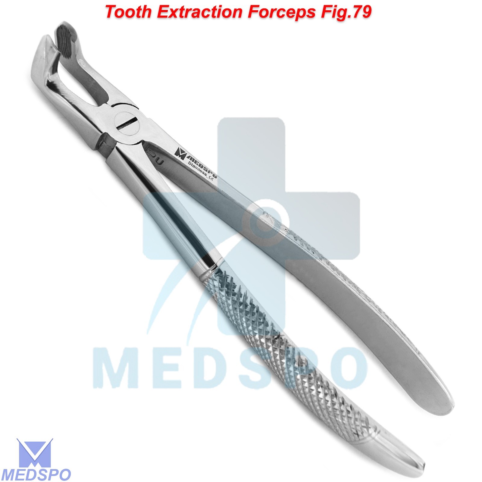 Surgical Tooth Extraction Forceps Fig.79 Dental Lower Molar Extracting Tools CE