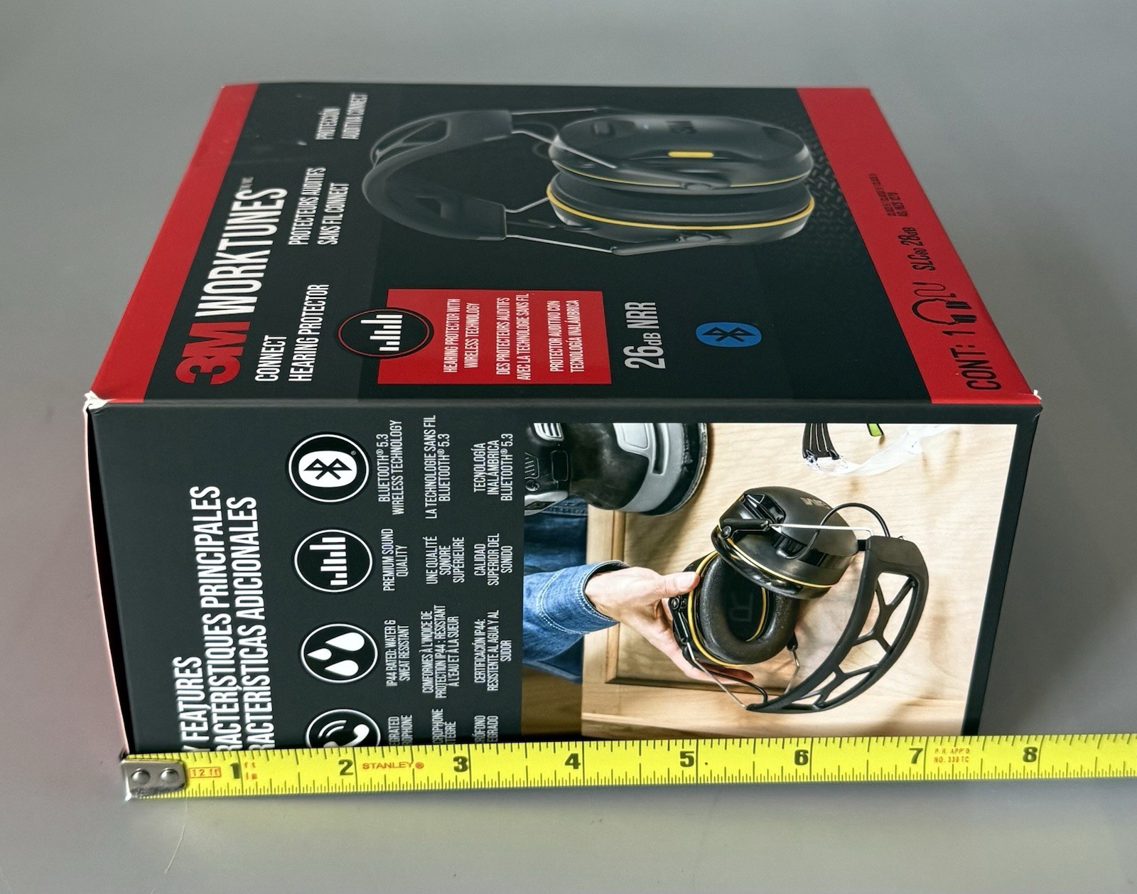 3M Worktunes Bluetooth Connect Hearing Protector 26dB NRR — New Factory Sealed