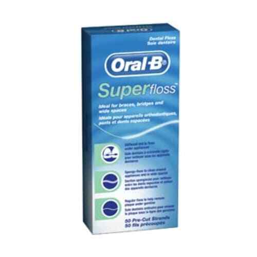 Oral-B SuperFloss Sample Pack, Regular, 10 Strands/Box