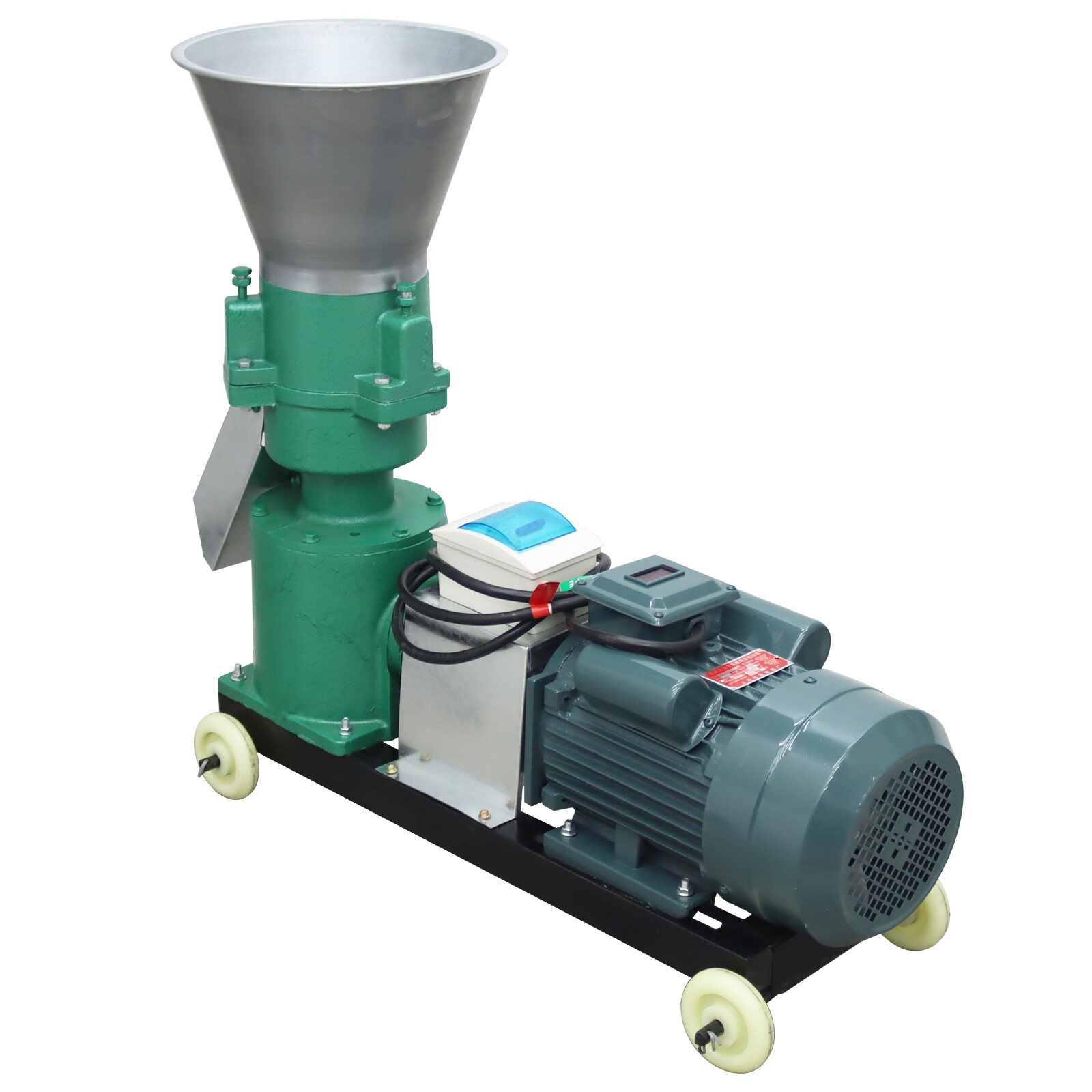 Feed Pellet Mill Machine Duck Sheep Feed Granulator 220V 200KG/H 10mm&5mm Plates