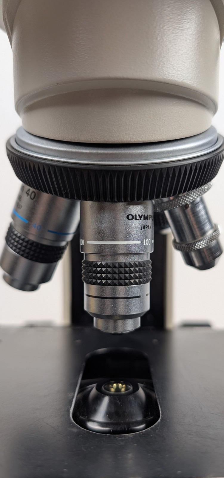 Olympus BH-2 Microscope 4x 10x 40x 100x Oil w/ WHK 10x/20 – Tested