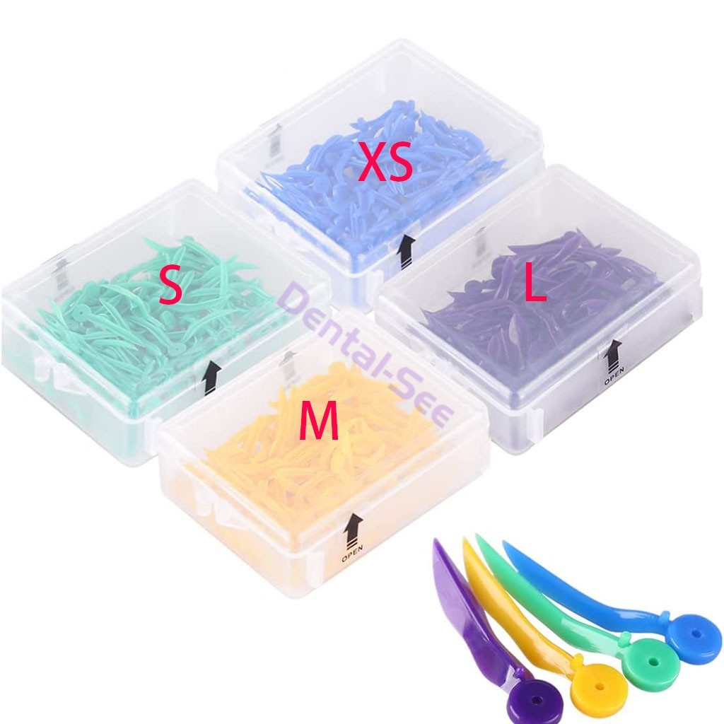 Dental Disposable Plastic Wave Shape Wedges Teeth Wedge Tooth Gap