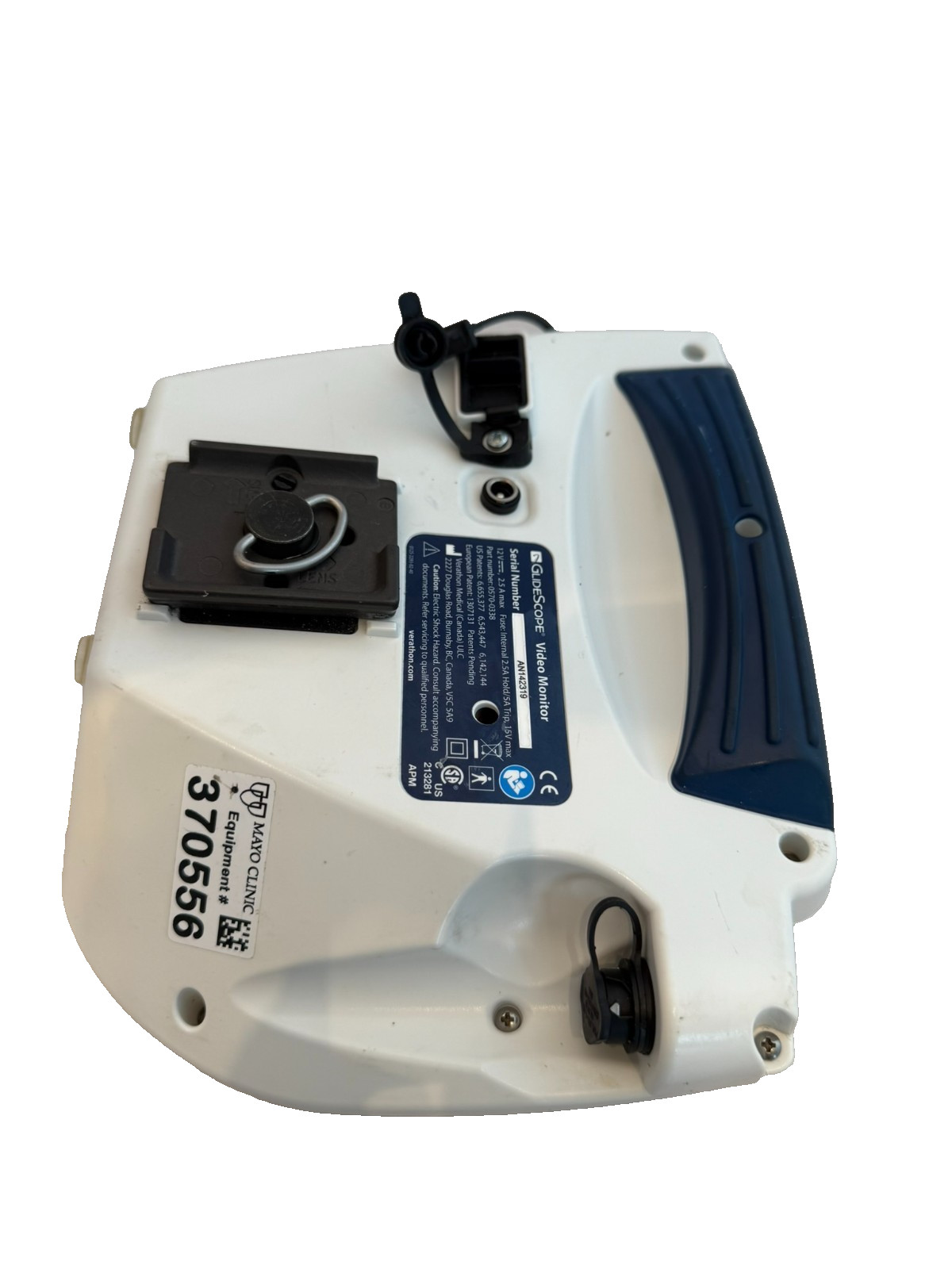 Verathon Glidescope Portable Video Monitor 0570-0338