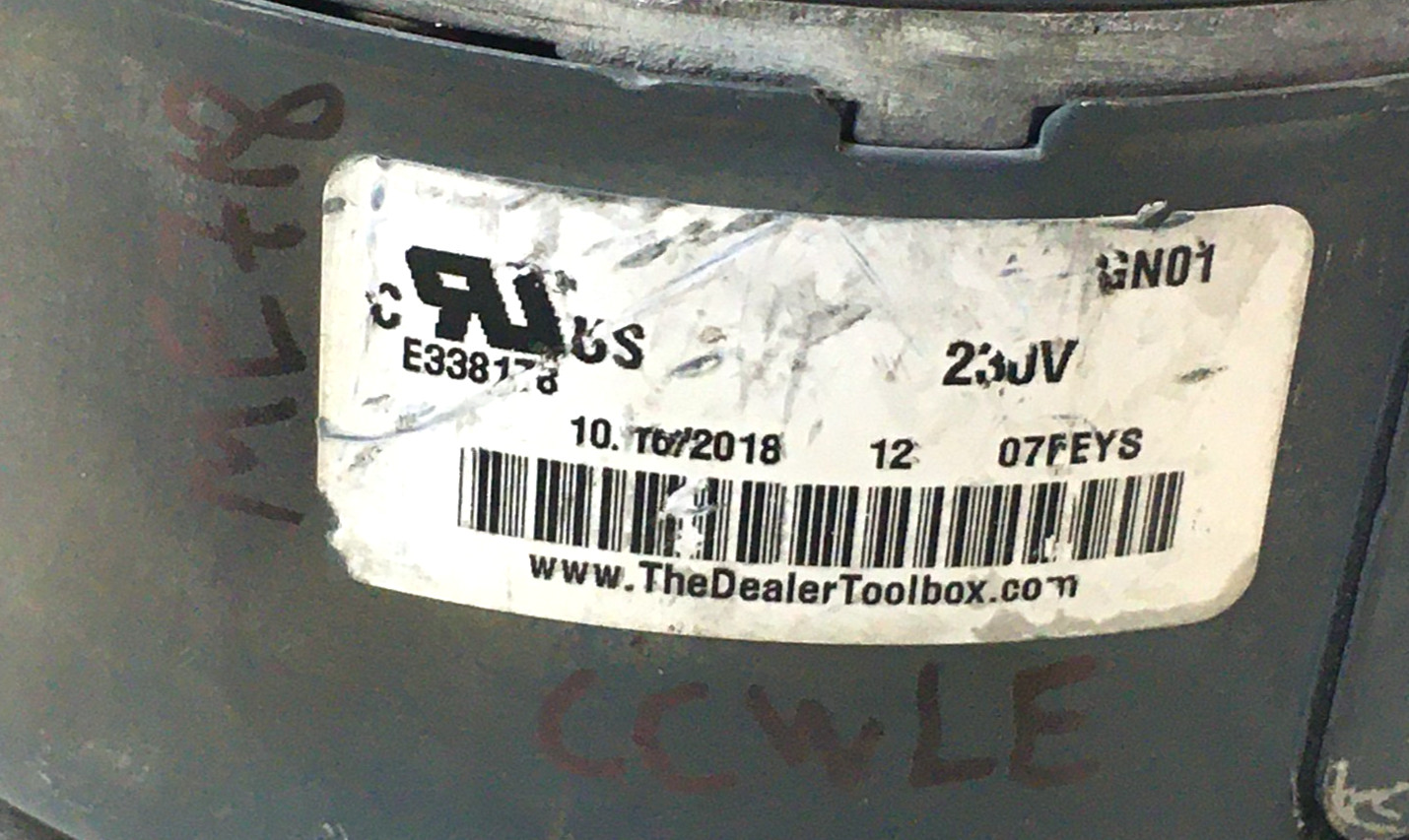 Genteq ECM142R GN01 5SME39HLHF054 Blower Motor 51-102728-19 CCWLE used #ME718