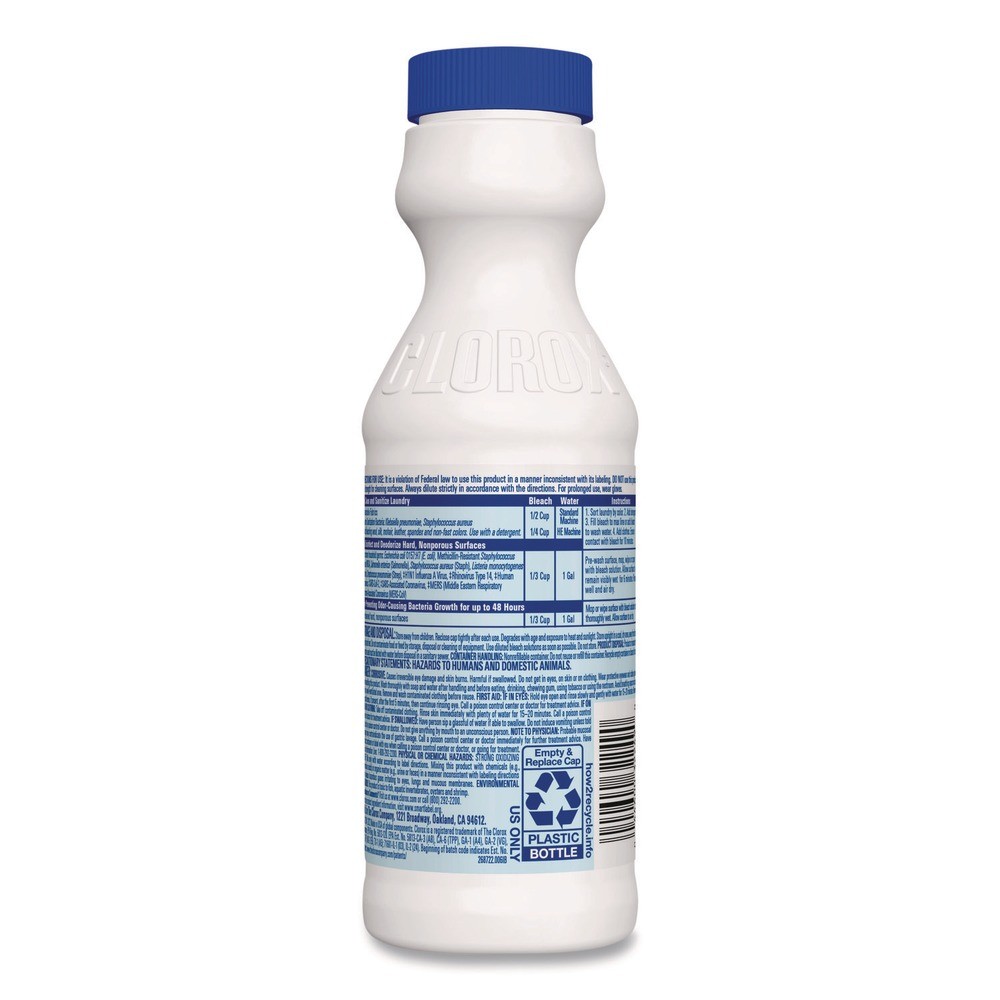 Clorox 32436CT 11 oz Bottle Concentrated Regular Disinfecting Bleach (28/CT) New