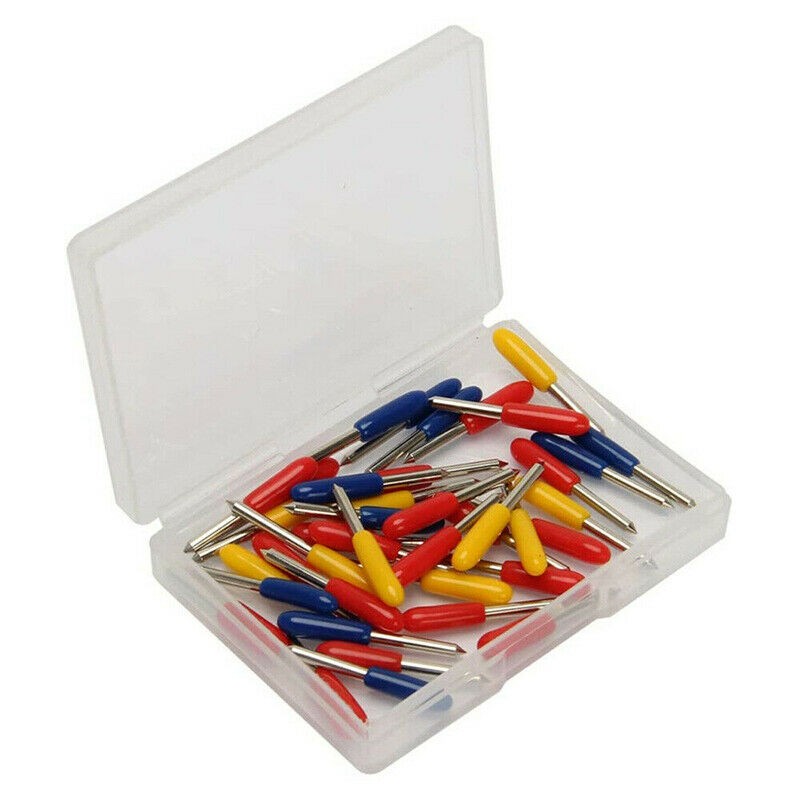 50Pcs 30°/45°/60° Roland Cutting Plotter Vinyl Cutter Blade Cutting Tool