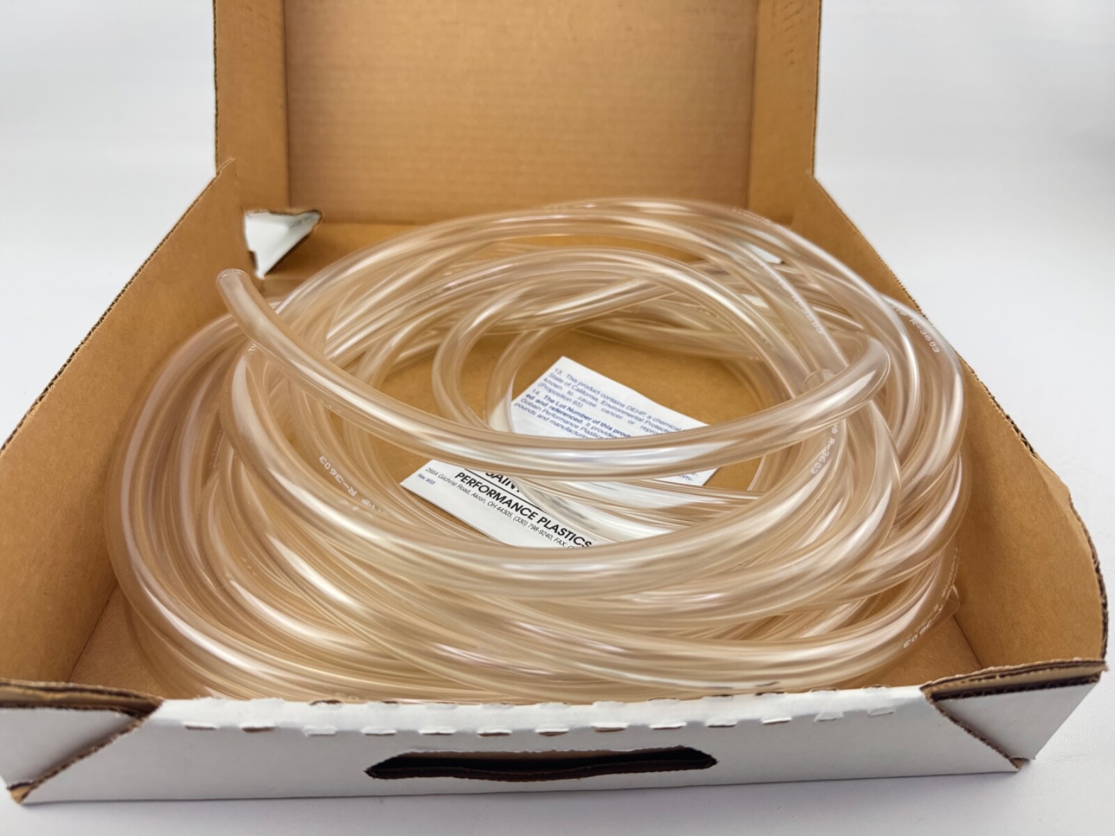 Tygon R-3603 AAC1S1506 Tubing 8mm Inner Diameter, 12mm Outer Diameter, 15m
