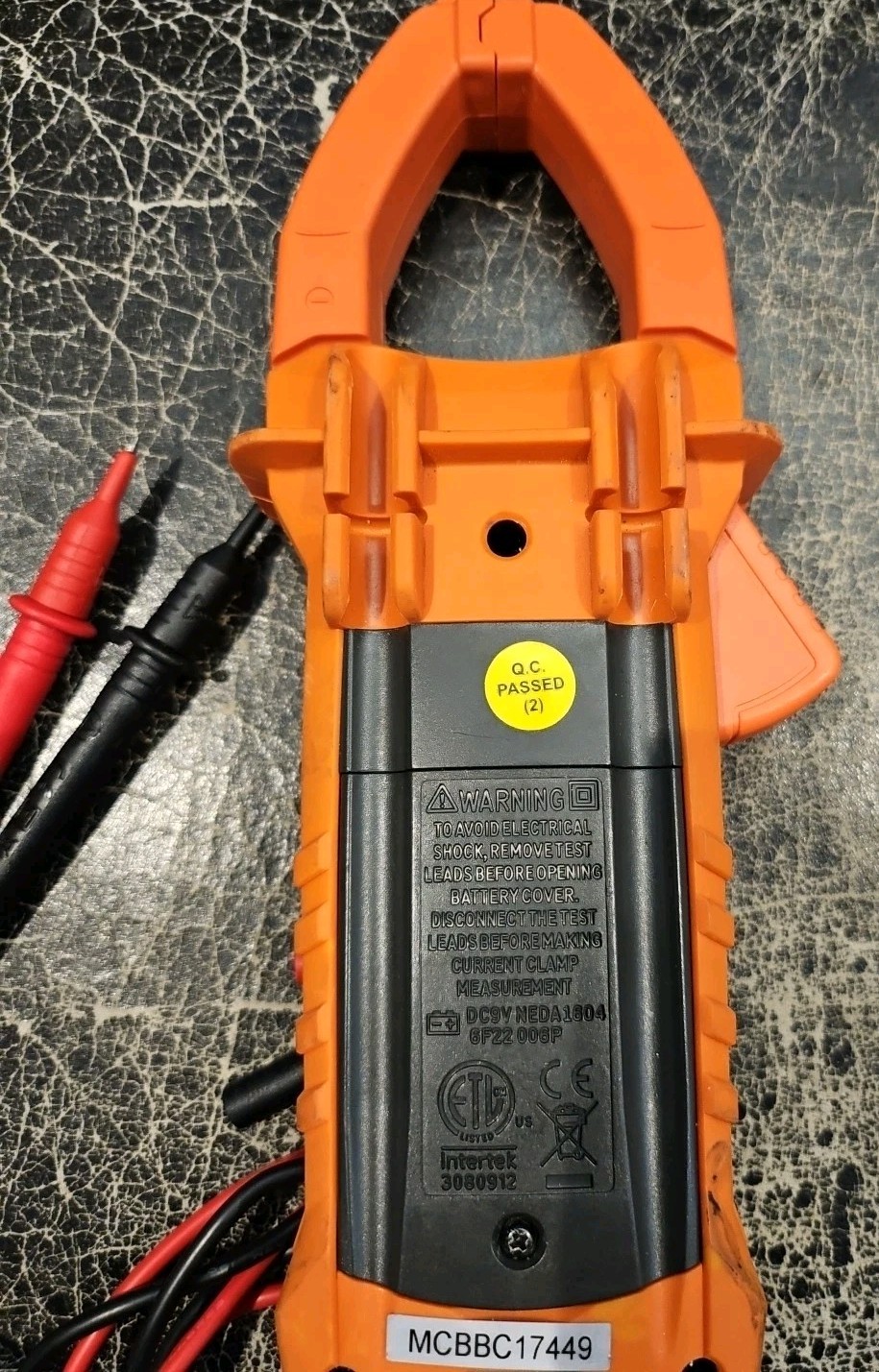 Ames AC / DC Digital Clamp Meter Cat lll 1000V CAT IV 600V CM1000A T-RMS INRUSH