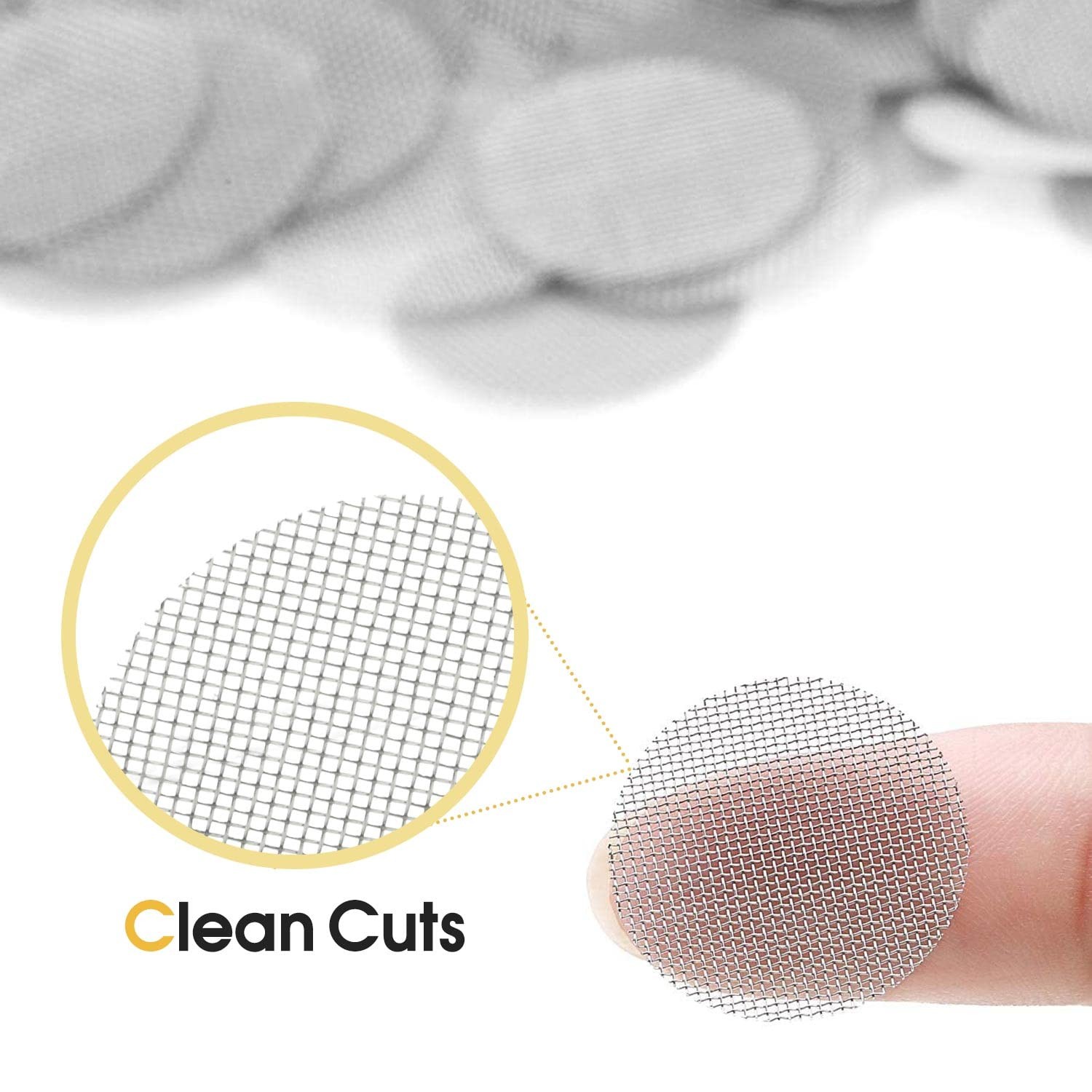 200 PCS 5/8 Inch Stainless Steel Pipe Screens, 0.625 (Pack of 200)