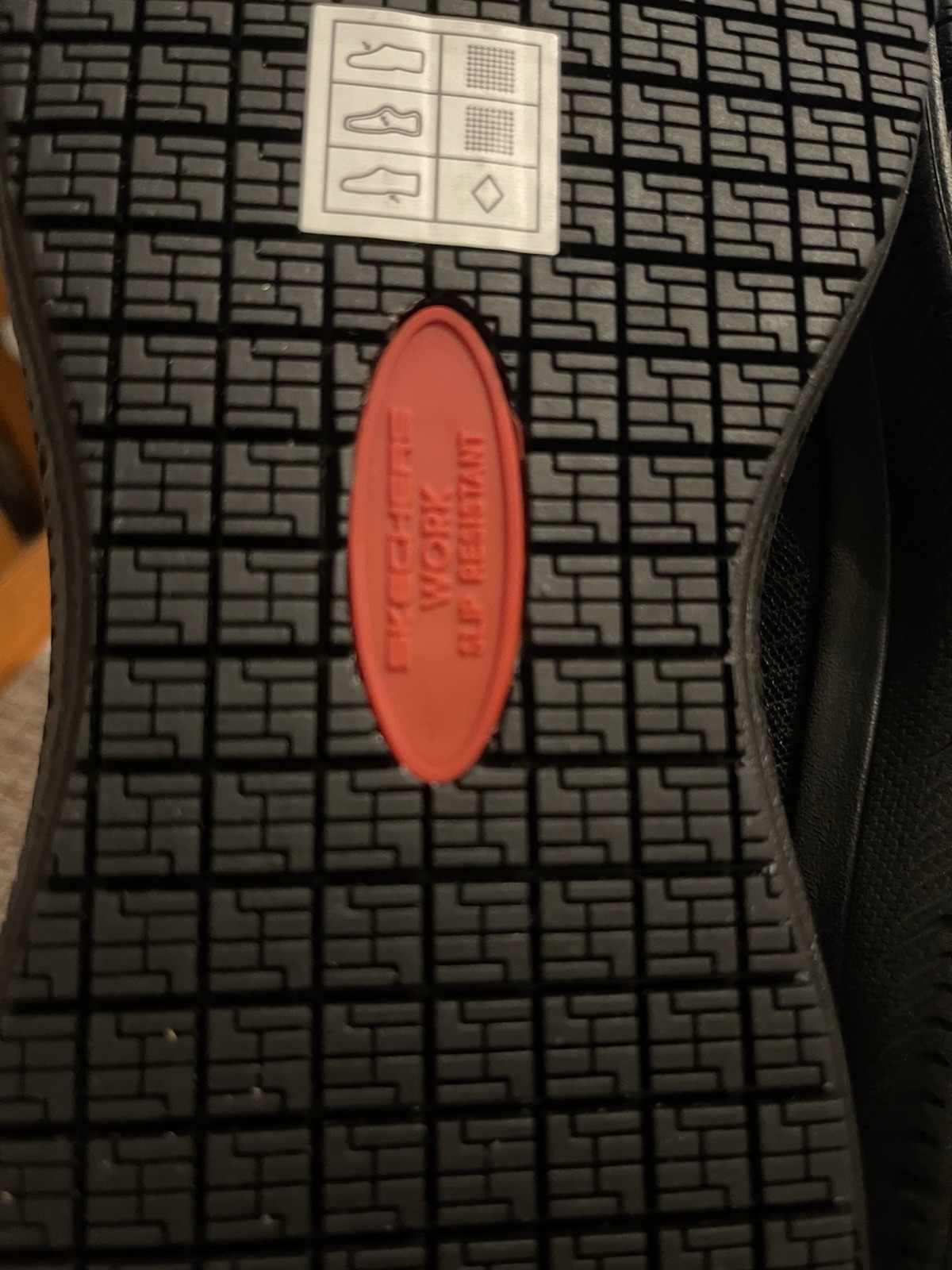 Women’s Sketchers, Work Shoes, Nonslip, Memory Foam Hands-Free Black Size 8 1/2