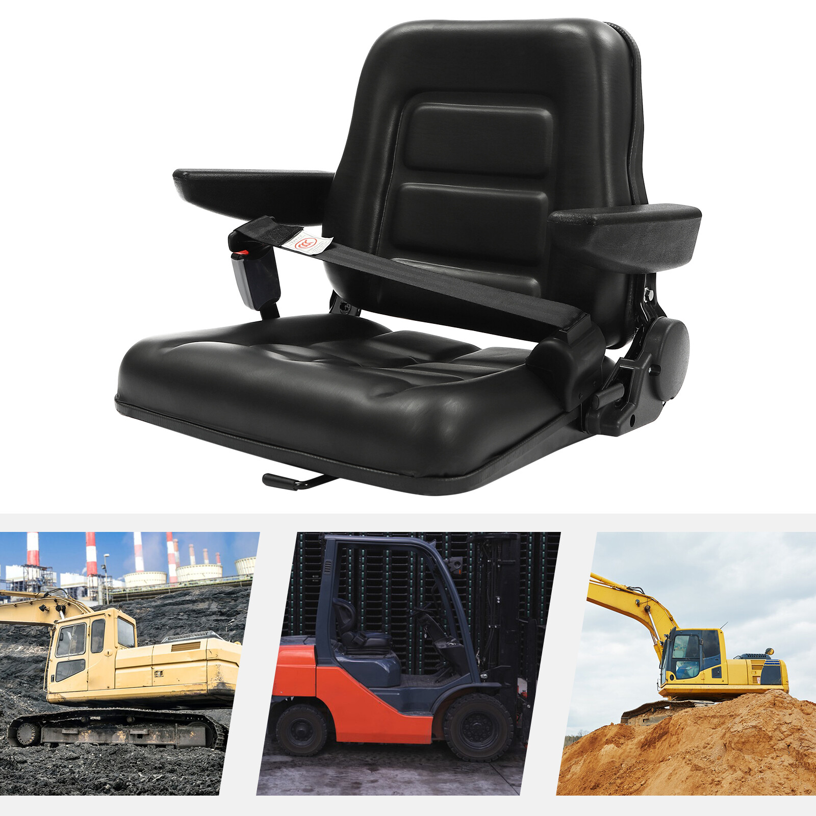 Tractor Seat – Combined Force+automatic Seat Belt+armrest