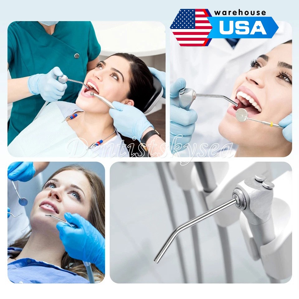 250 Air Water Spray Dental 3 Way Syringe Tips For 3 Way Tube Nozzles Tips /Tube