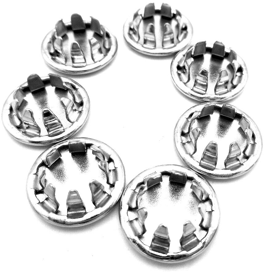 7/16″ Hole Fit Cap Round Nickel Plated Steel Cap Plug For 7/16″ Hole All Weather