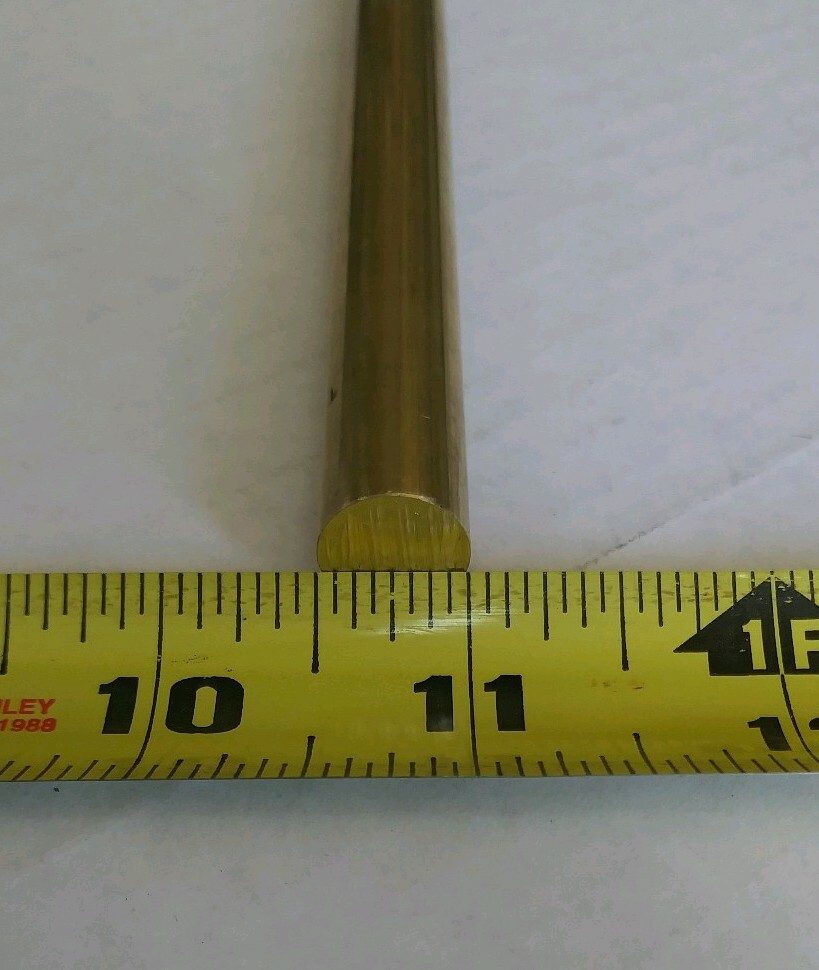 3 pc C360 brass .5″ round rod stock 6″ long lathe machinist new solid bar (1/2)