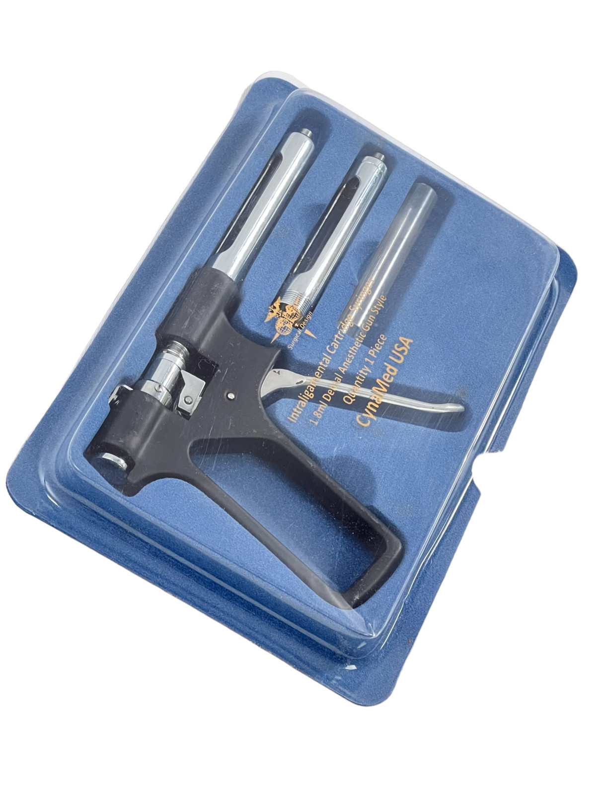 Intraligamental gun syringe anesthetic pistol injection dental 1,8ml Implant