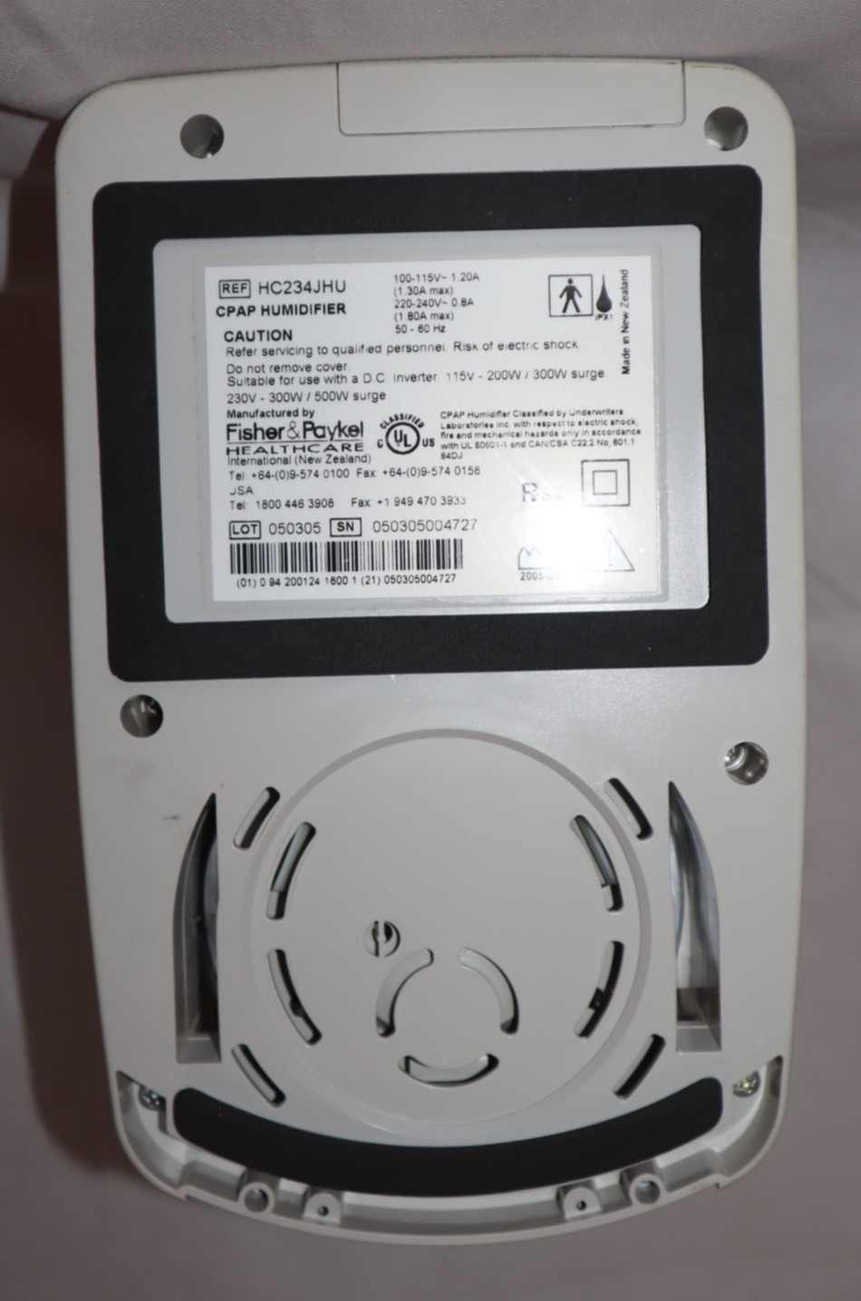 FlSHER & PAYKEL HEALTHCARE HC230 SERIES HC234JHU W/ TRAVEL BAG XTRA FILTER HOSES