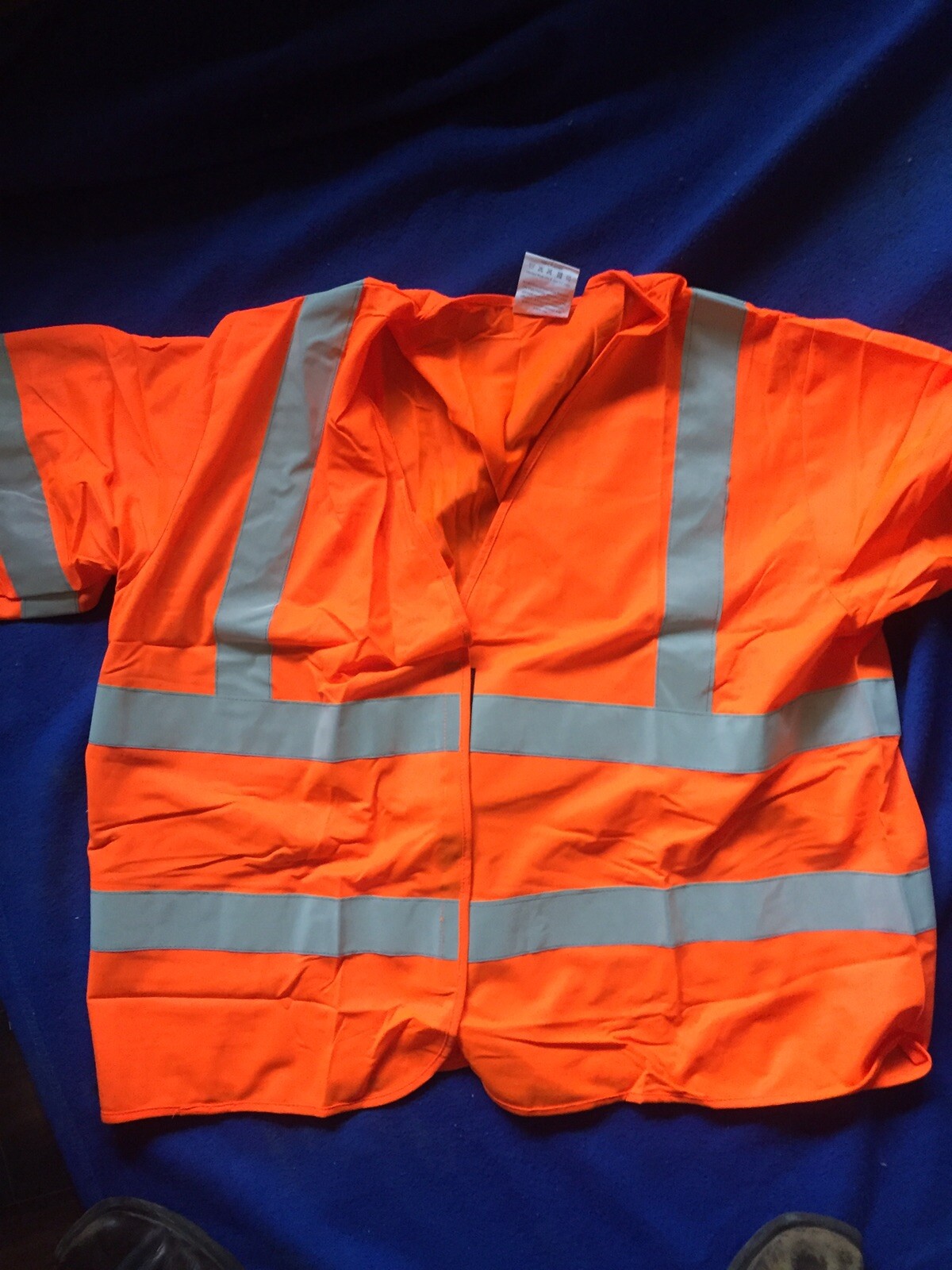 New Safety Gear PIP High Visibility Orange Reflective Safety Vest Size 4X/5X