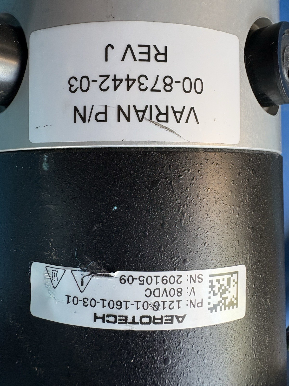 VARIAN PERMANENT MAGNET SERVO MOTOR 1210-01-1601-03-01 / PN D0-873442-03