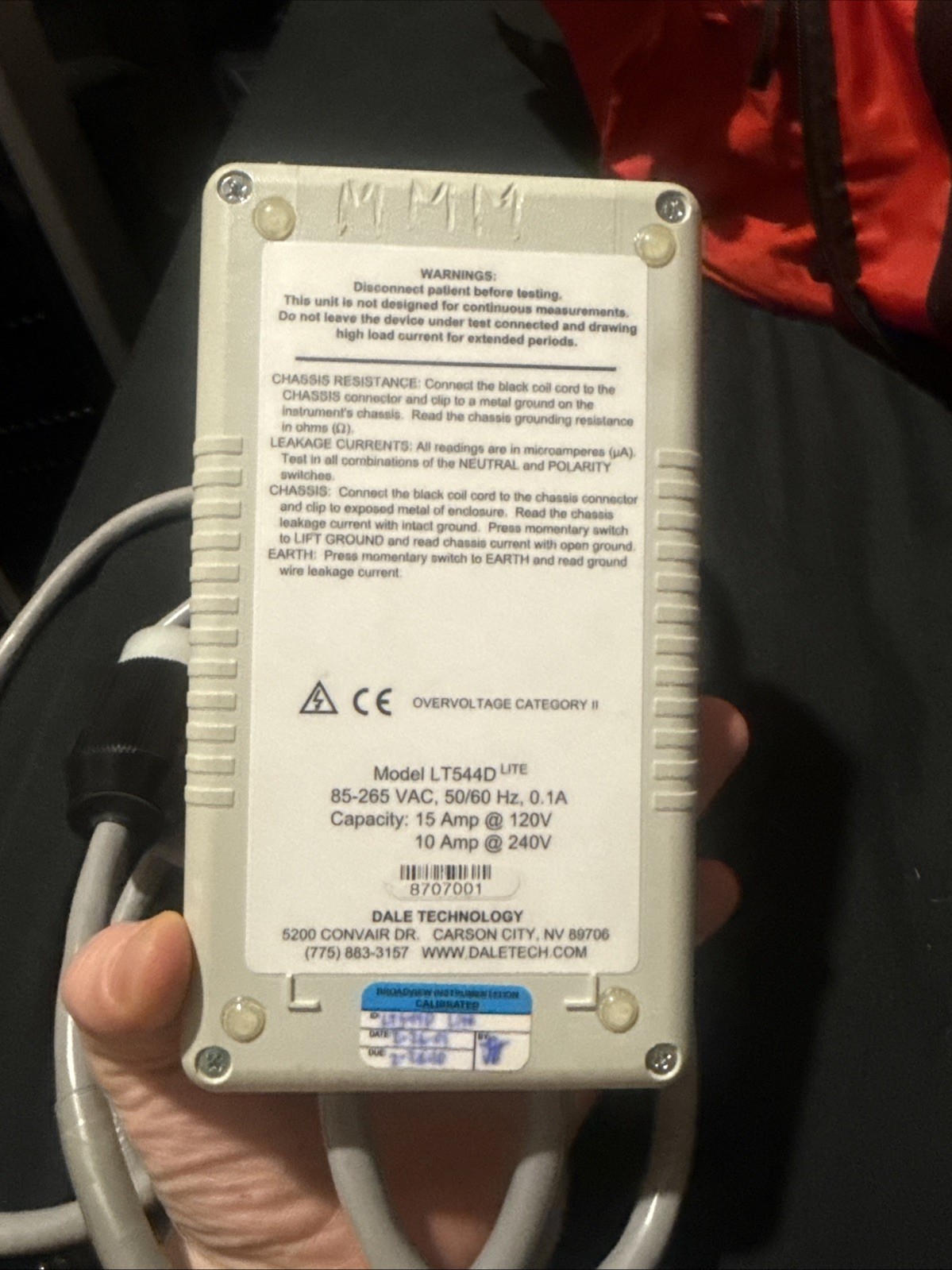 Fluke, Dale Tech Technologies, Electrical Safety, Analyzer