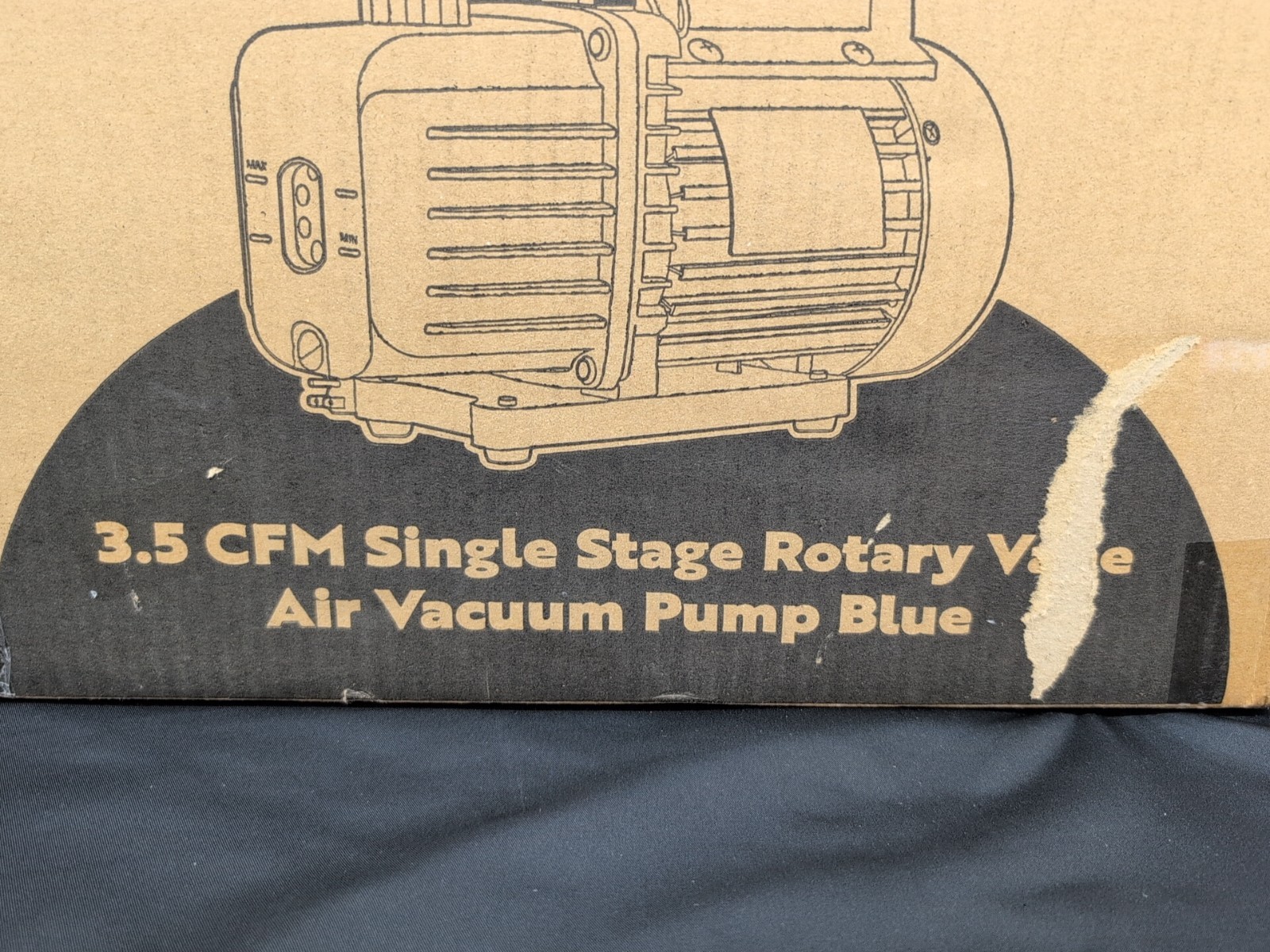 VivoHome 110V 1/4 HP 3.5 CFM Single Stage Rotary Vane Air Vacuum Pump Oil Bottle