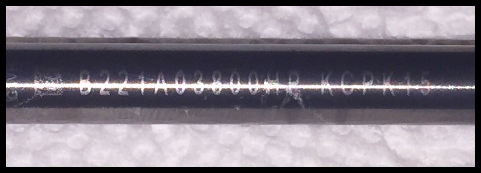 Kennametal B221A03800HP 3.800MM KCPK15 8X Ø Dynapoint Carbide Drill TiAlN COATED