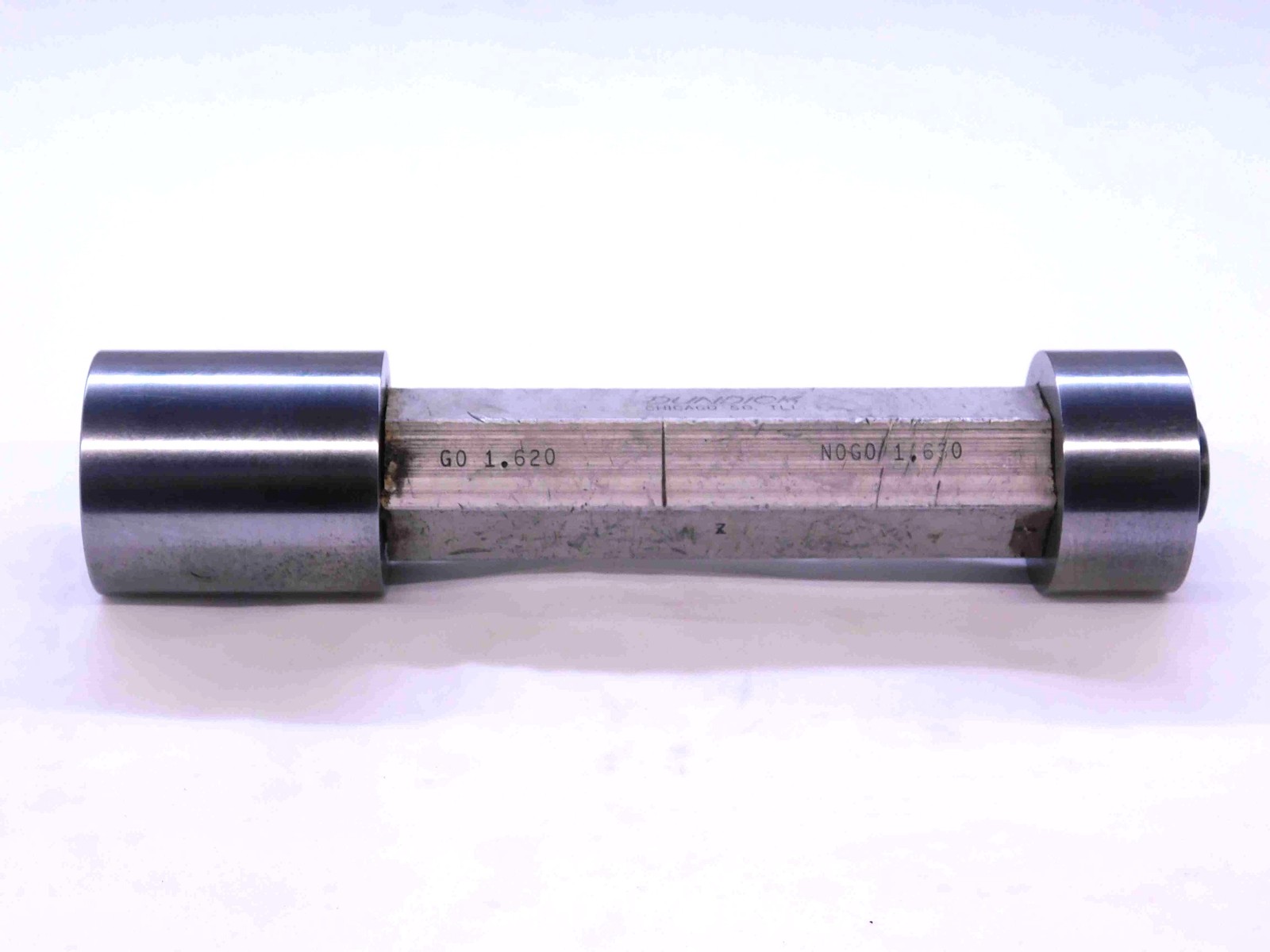 1.6200 & 1.6700 CL Z PIN PLUG GAGE GO NO GO 1.6719 -.0019 1 43/64 41 1.620 1.670