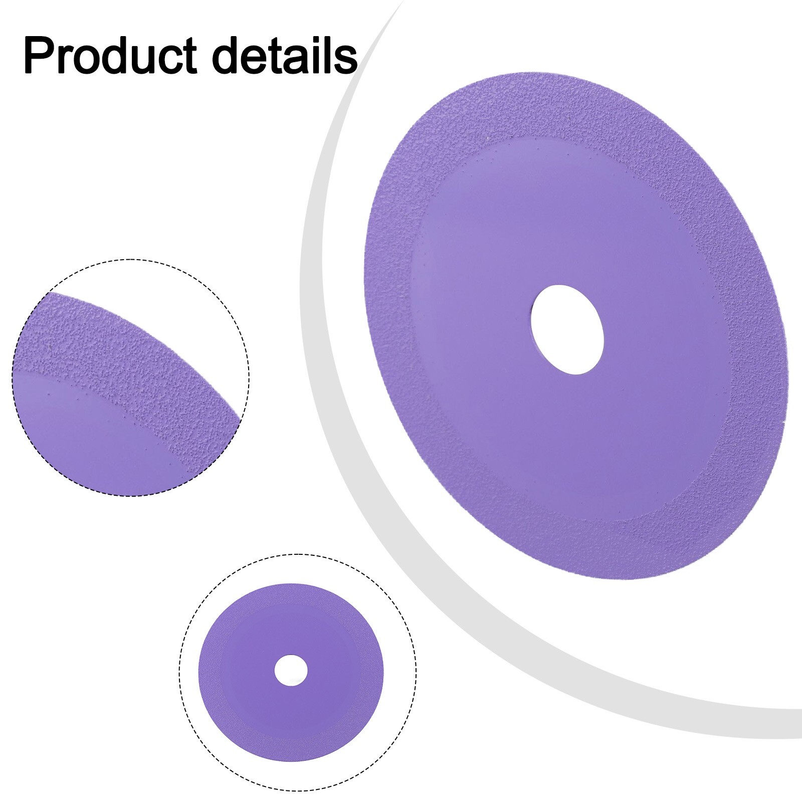 Versatile Glass Cutting Blade for Smooth and Clean Cuts 125mm Diameter