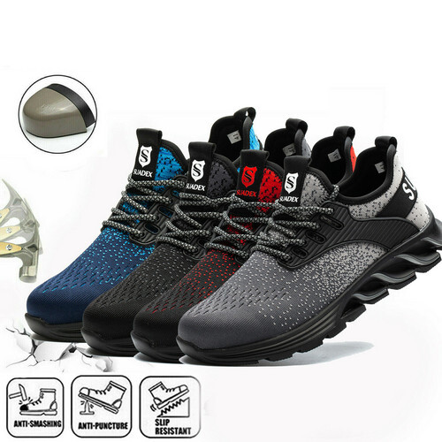 US Mens Indestructible Punctureproof Safety Work Shoes Steel Toe Boots Sneakers