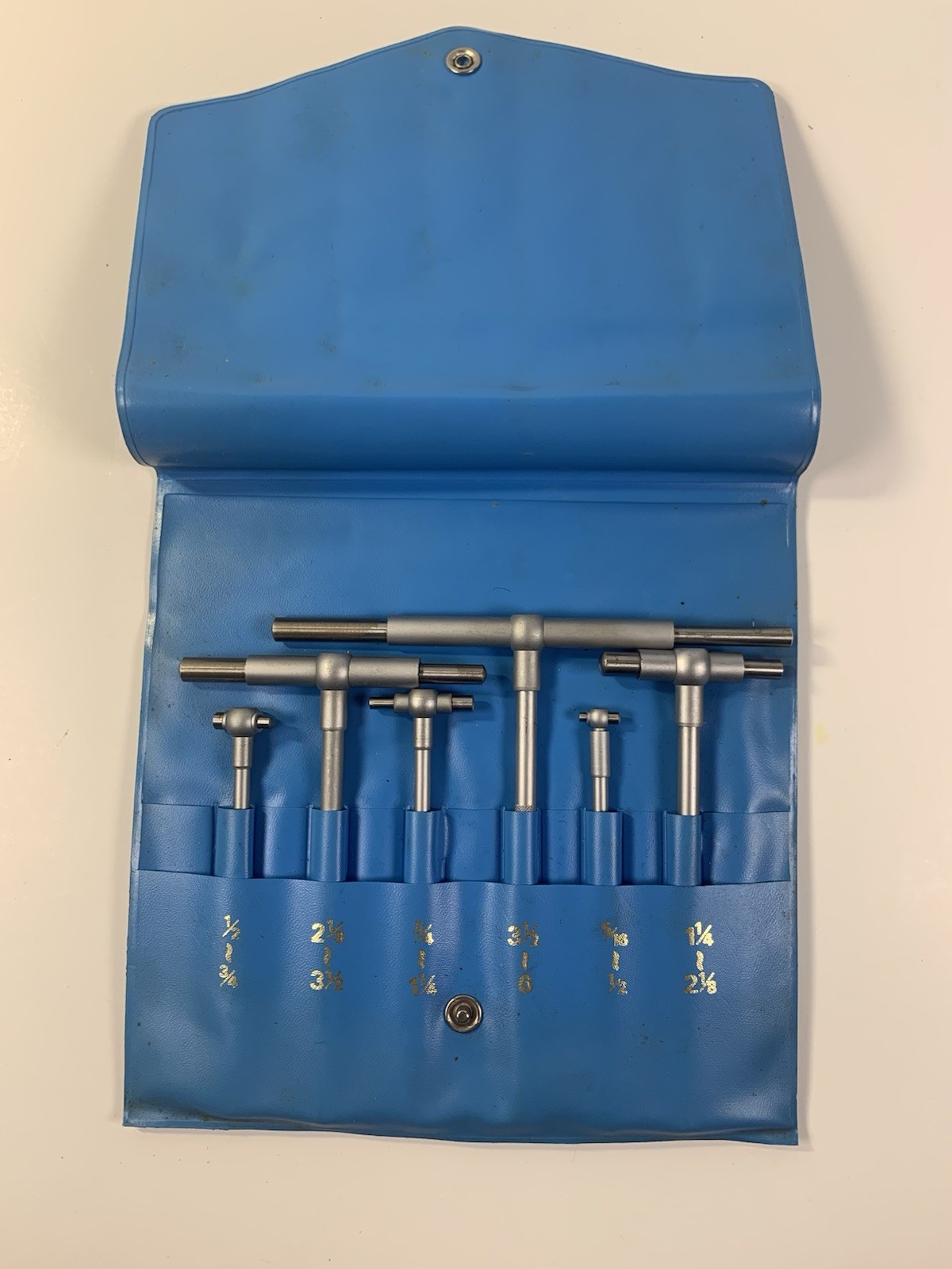 Vintage 6 Piece Telescoping Gage Set • MACHINIST TOOLS- Made in USA