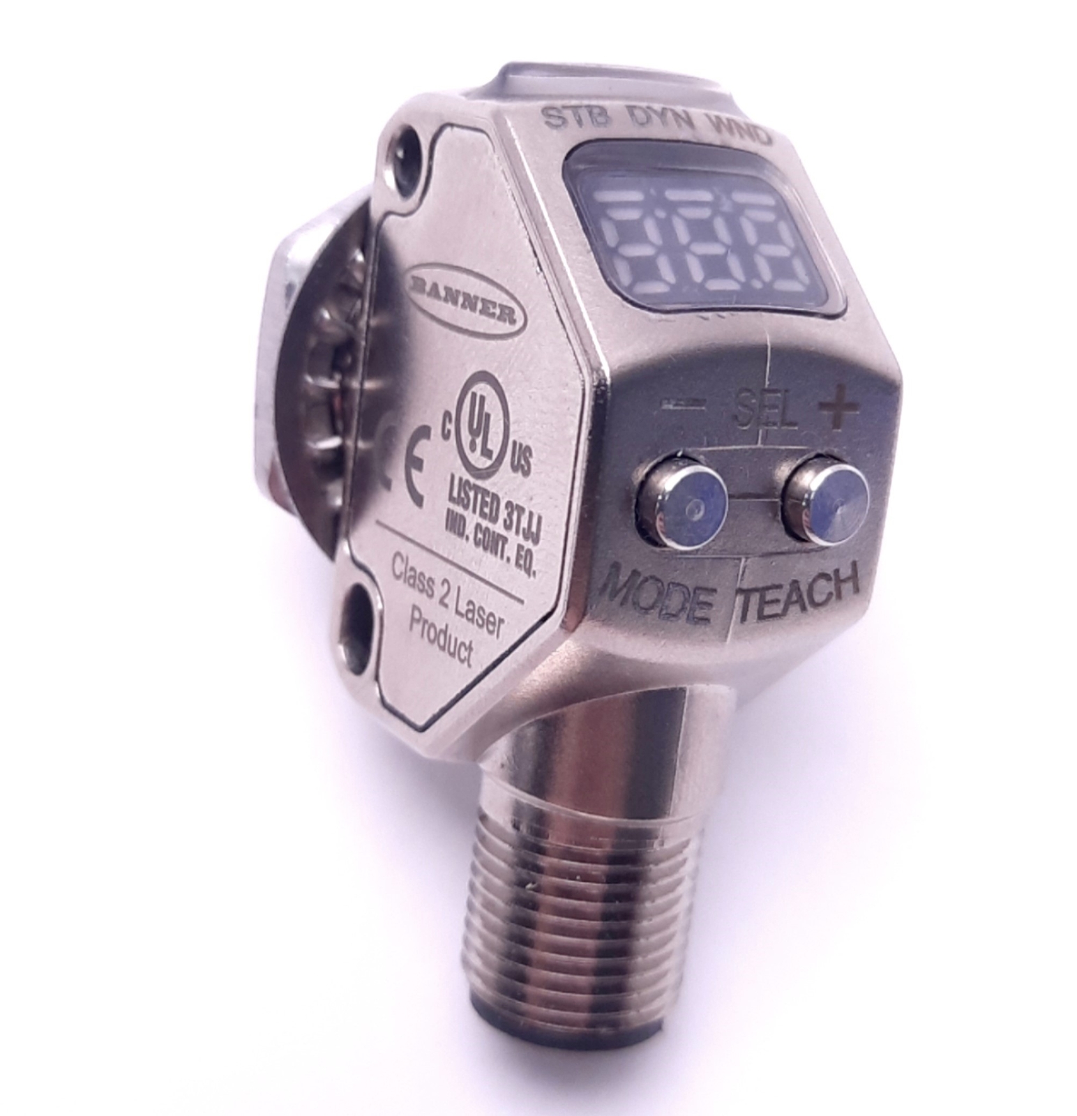 Banner Q3XTBLD-Q8 Laser Contrast Sensor Visible Red, 28mA 24v DC, 300mm Range