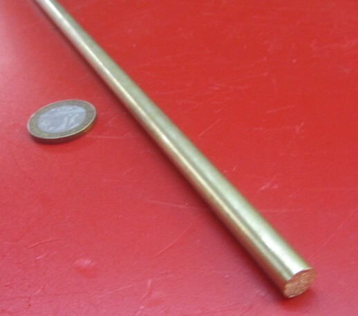 360 Brass Rod 5/16″ (.312″) Diameter x 24.0″ Length, 2 Pcs, 4 Ft