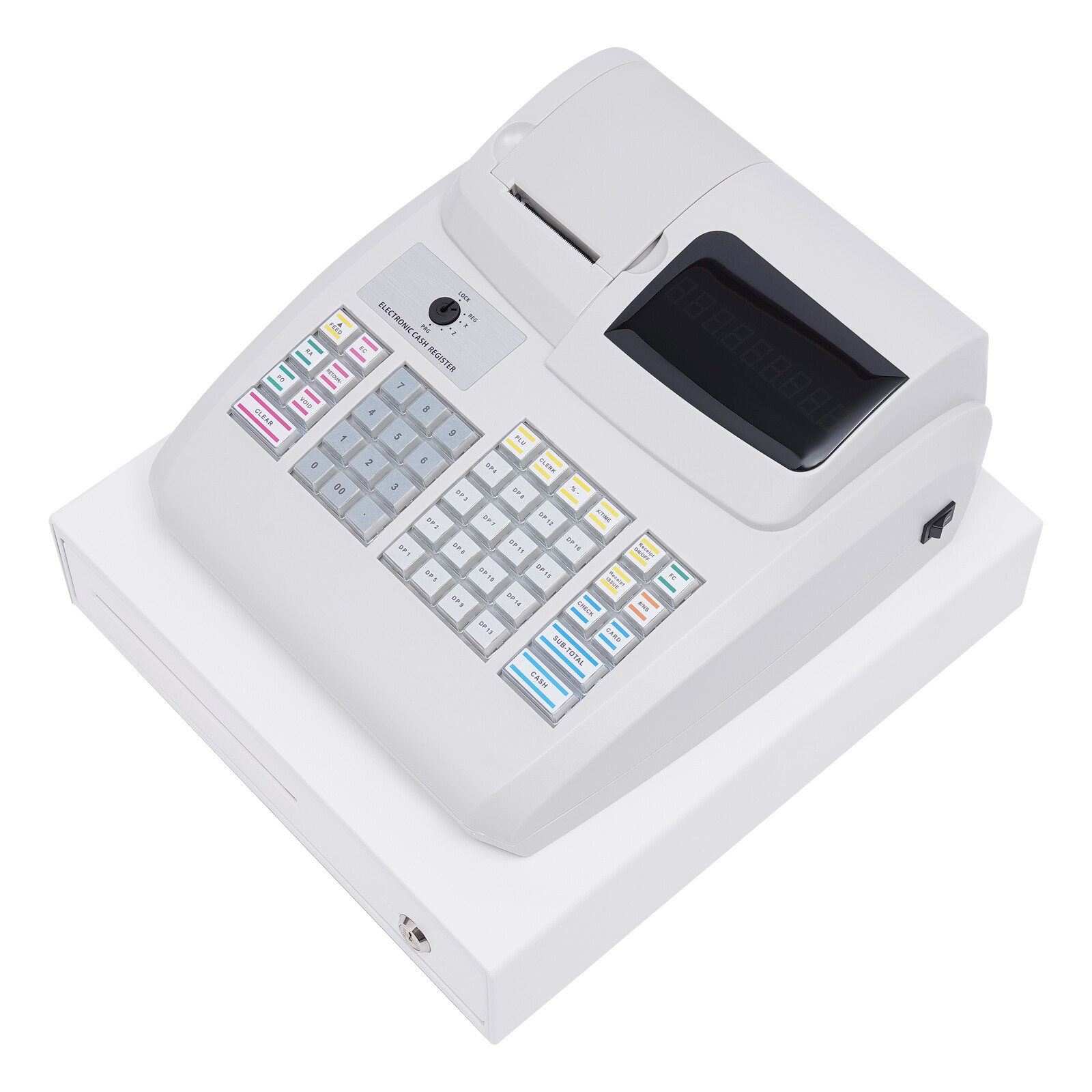 POS Cash Register Electronic Drawer Box LED Display For Restaurant Bills Coins