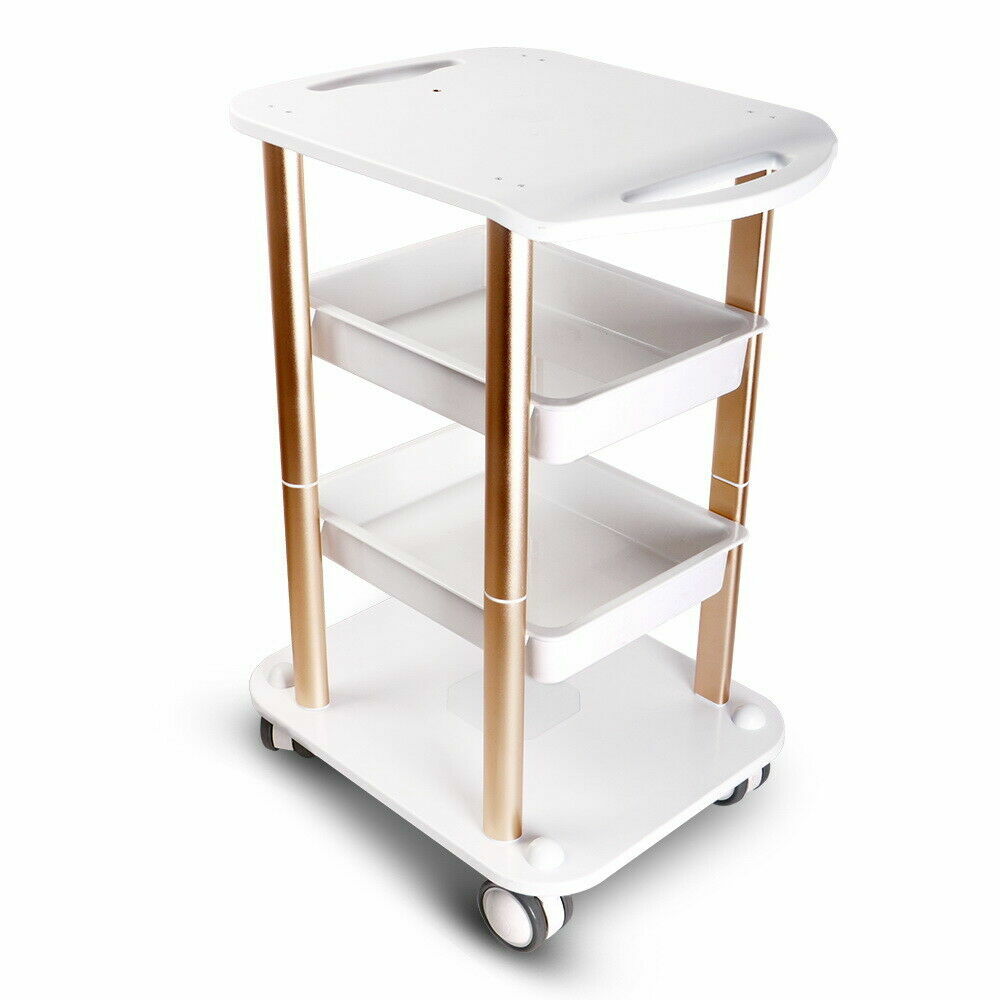 Beauty Salon Trolley Esthetician SPA Equipment Storage Stand Trolley Cart 360??