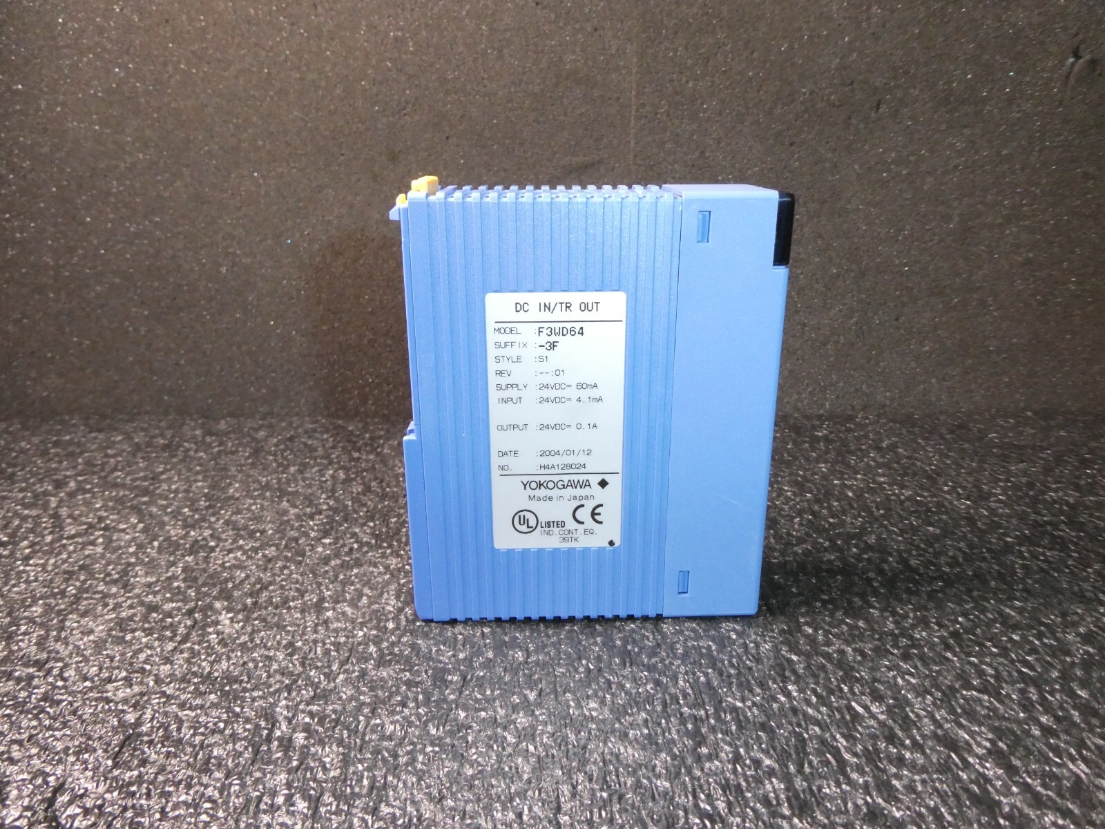 Yokogawa F3WD64-3F DC IN/TR Out Style S1 Rev: 01