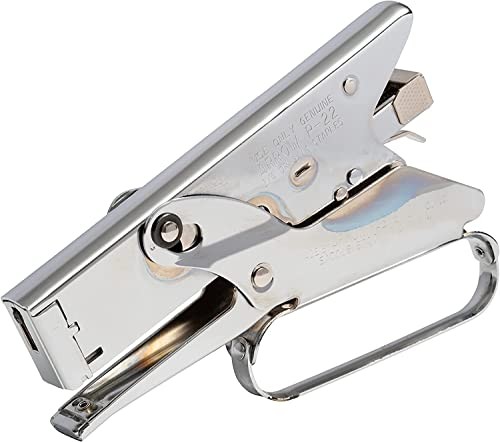 Arrow P22 Plier Stapler Heavy Duty Chrome Steel for Paper and Plastic Stapling
