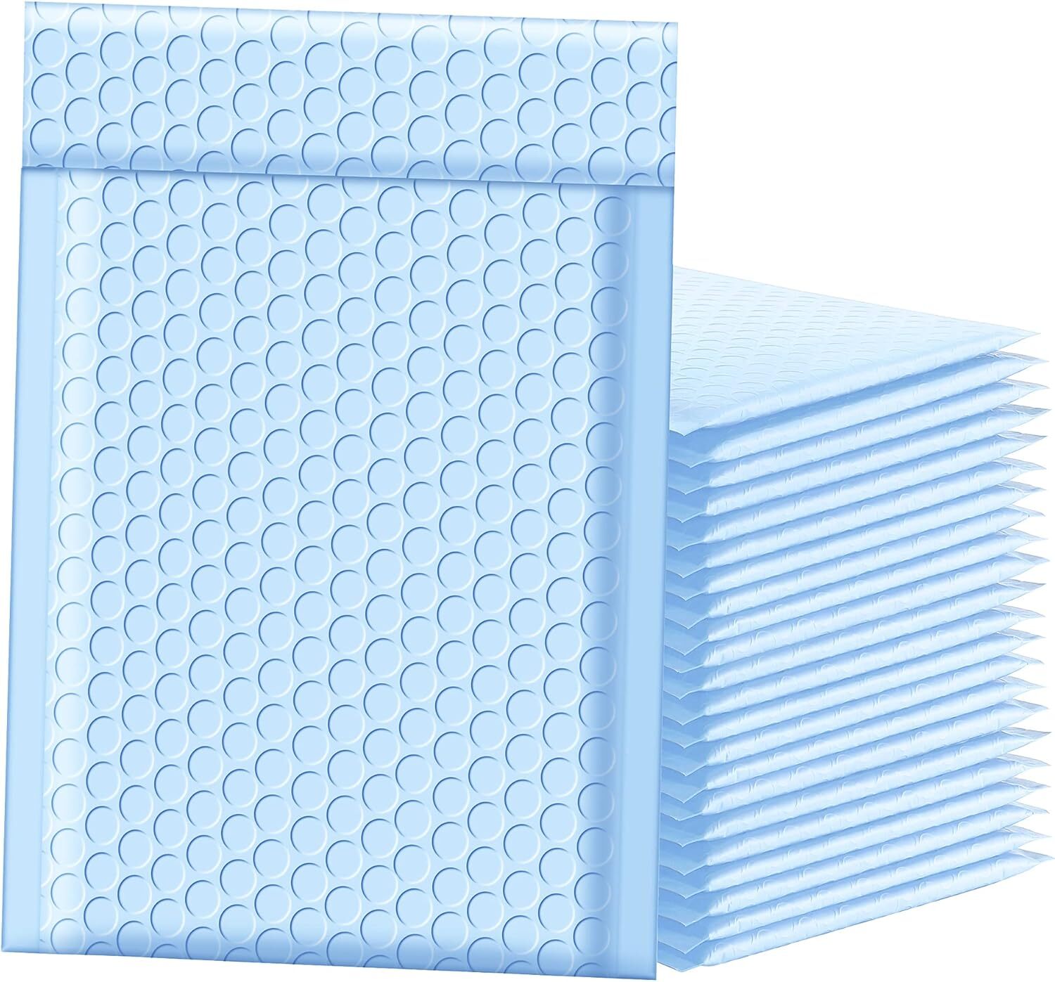 Sobres De Burbujas 6 X 10 Pulgadas 25 Bolsas De Envio Azul Claro Bolsas Nueva