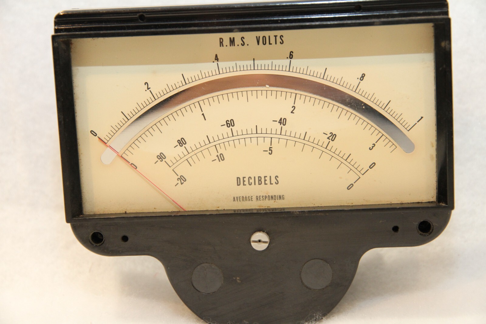 Vintage no name R.M.S. Volts Decibles Panel Meter 5060-6084