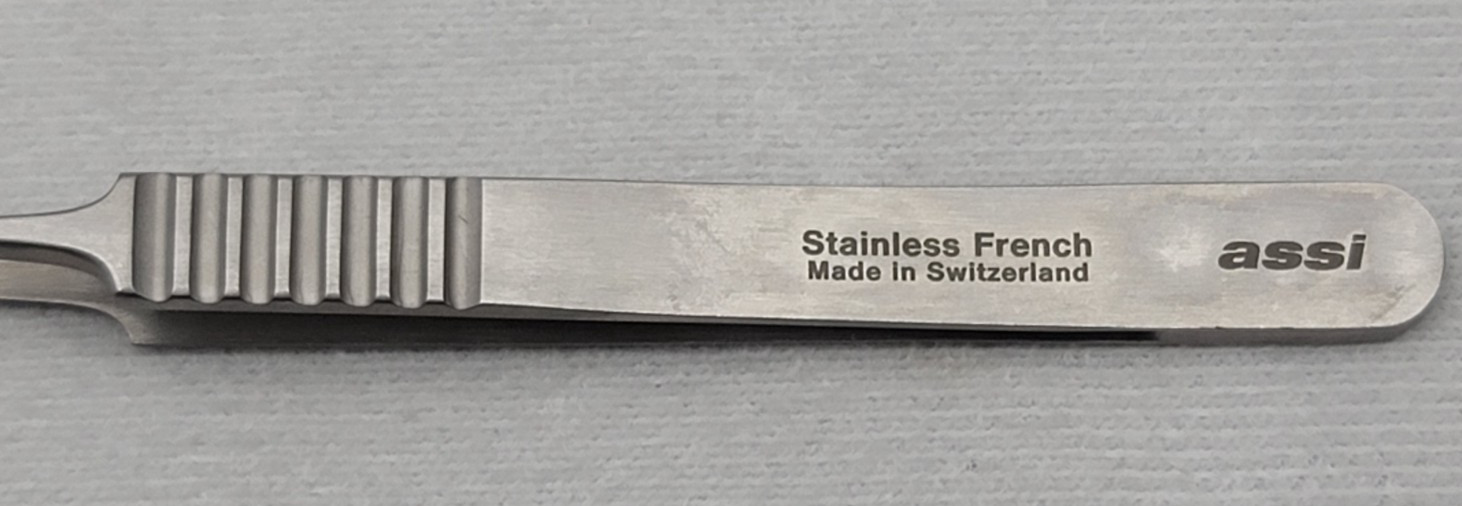 ASSI Micro Forceps JFA-5C 11cm Length 90° Tip