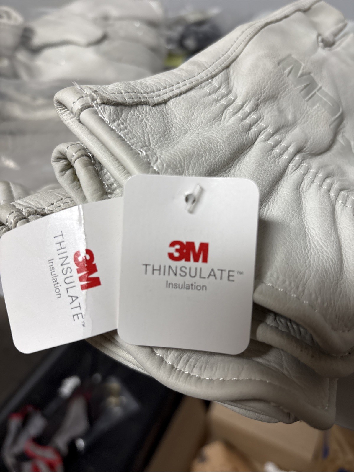 3m MPLX Thinsulate Work Gloves. Safety cuff, Leather Palm, Large (Pair Of 6)