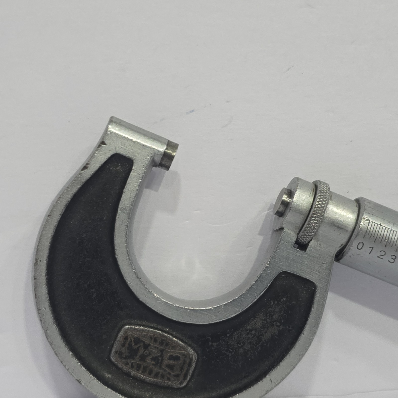 Vintage MZB Western Zone Germany 0-1″ Outside Micrometer Machinist Tooling