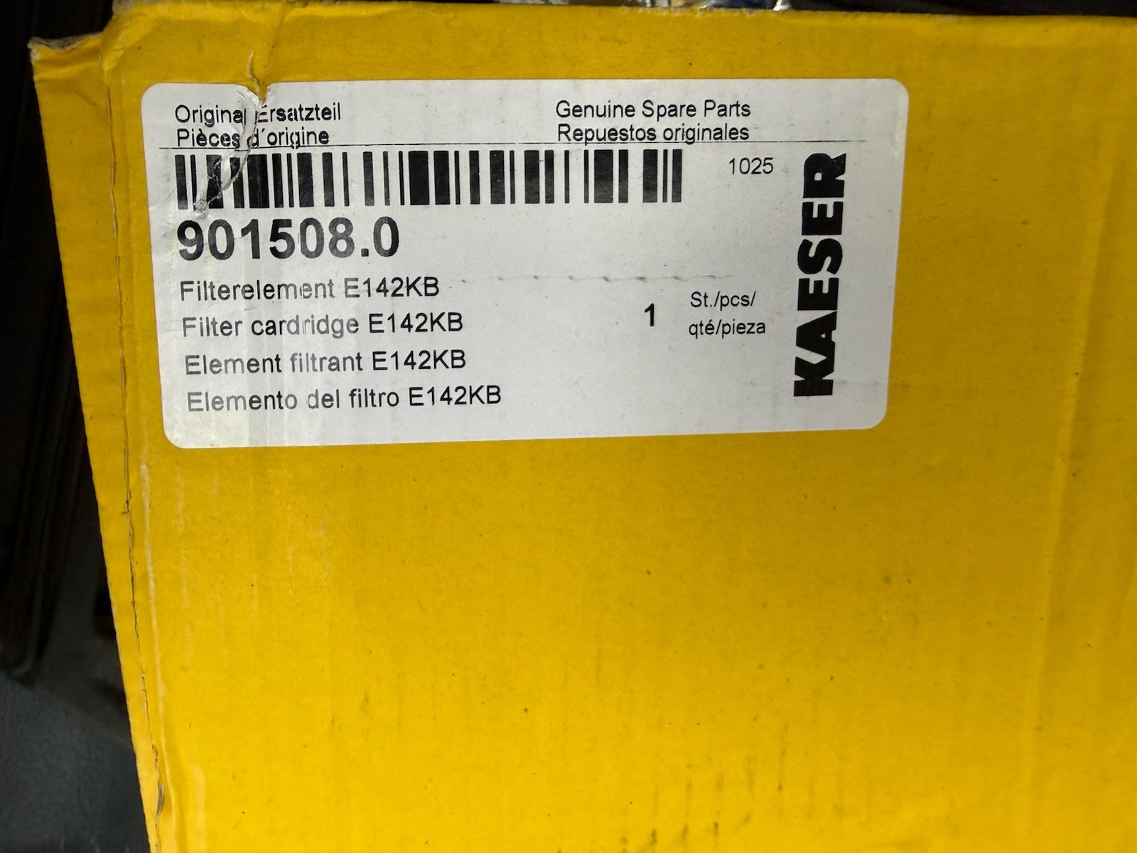 Kaeser air Compressor OEM E142KB 901508.0 filter element cartridge kit