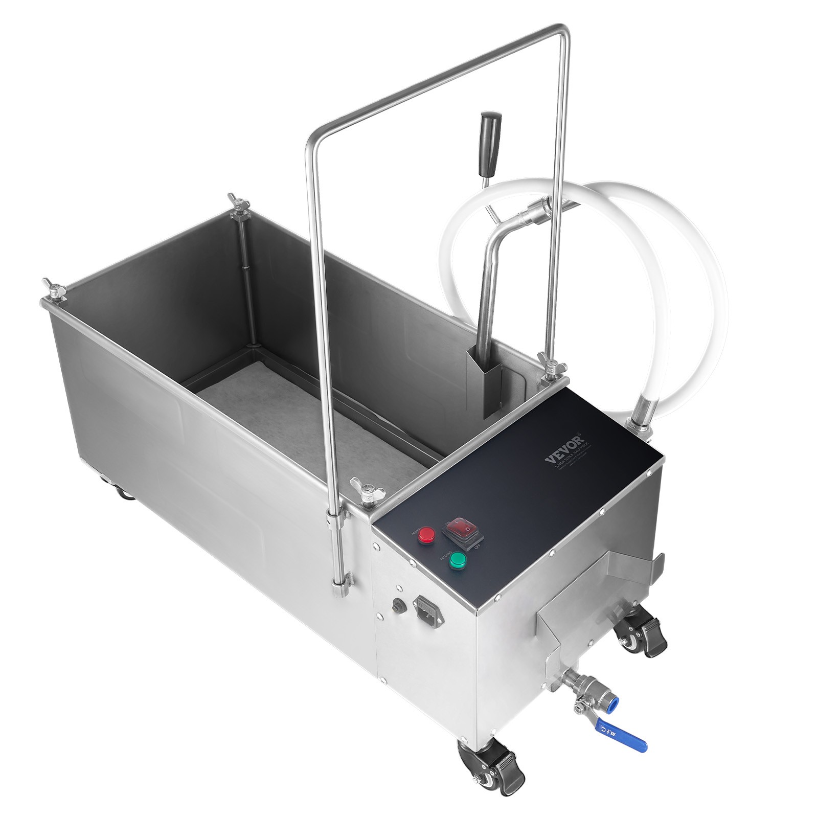VEVOR Fryer Oil Filter Commercial Cooking Oil Filtration System 55L Capacity
