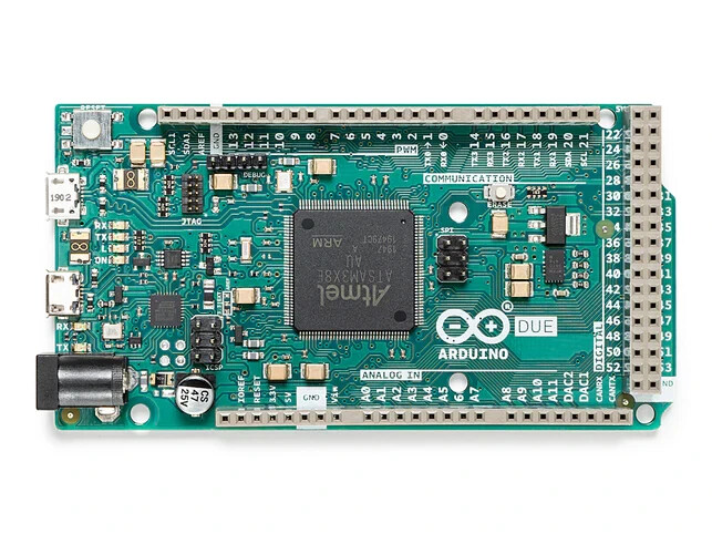 Arduino Due 32-bit ARM Core Microcontroller 84MHz 54 dig I/O 12 analog I/O