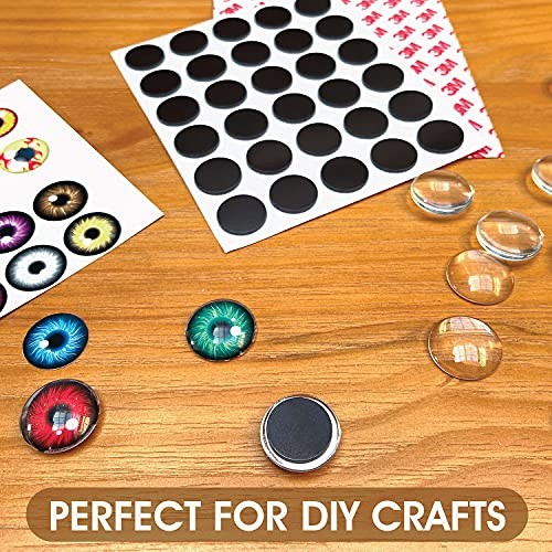 120pcs Magnetic Dots with Adhesive Backing 0.8″ Diameter, Strong 3M Adhesive