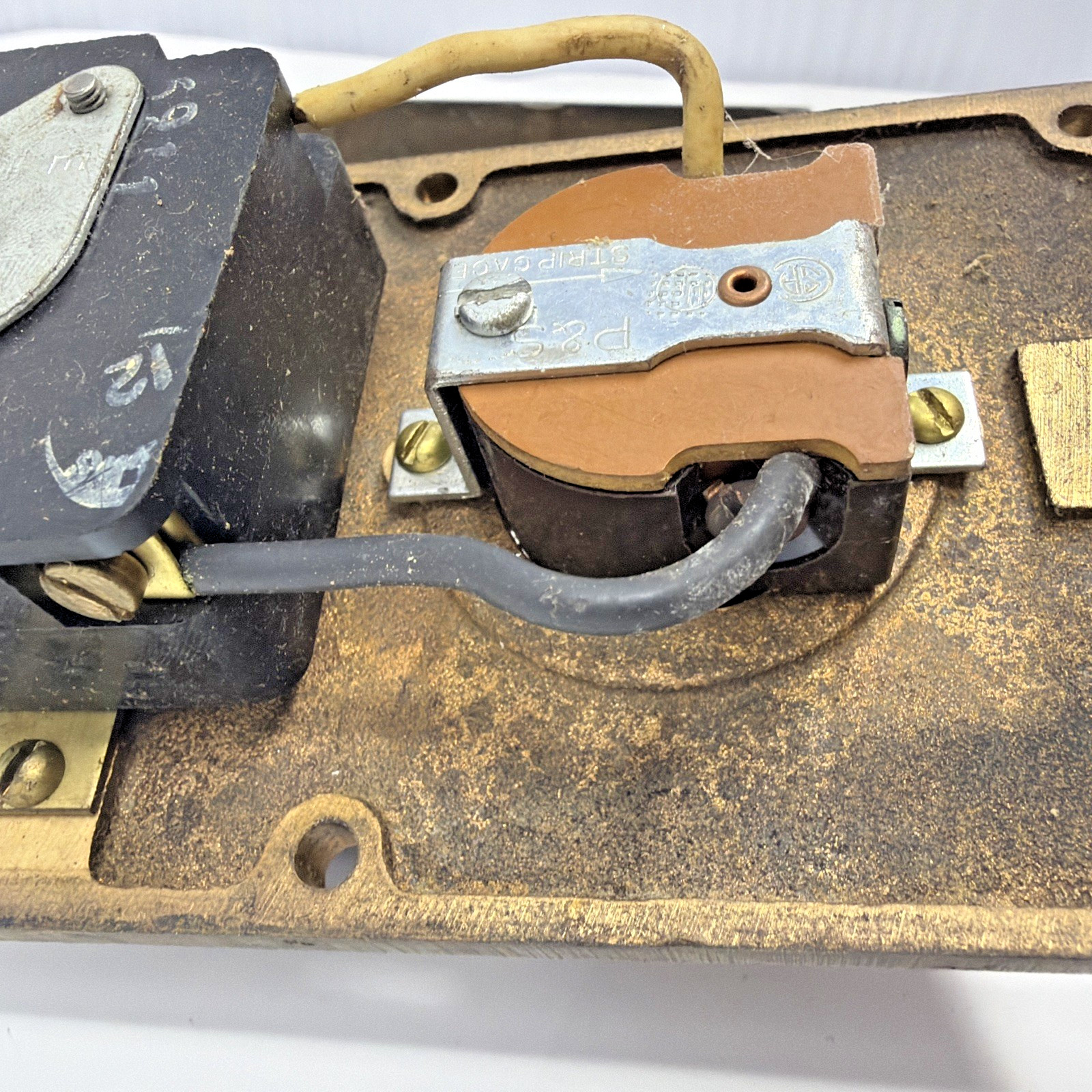 Vintage KONDU Bronze Watertight Surface Mount Rotary Switch Box Marine