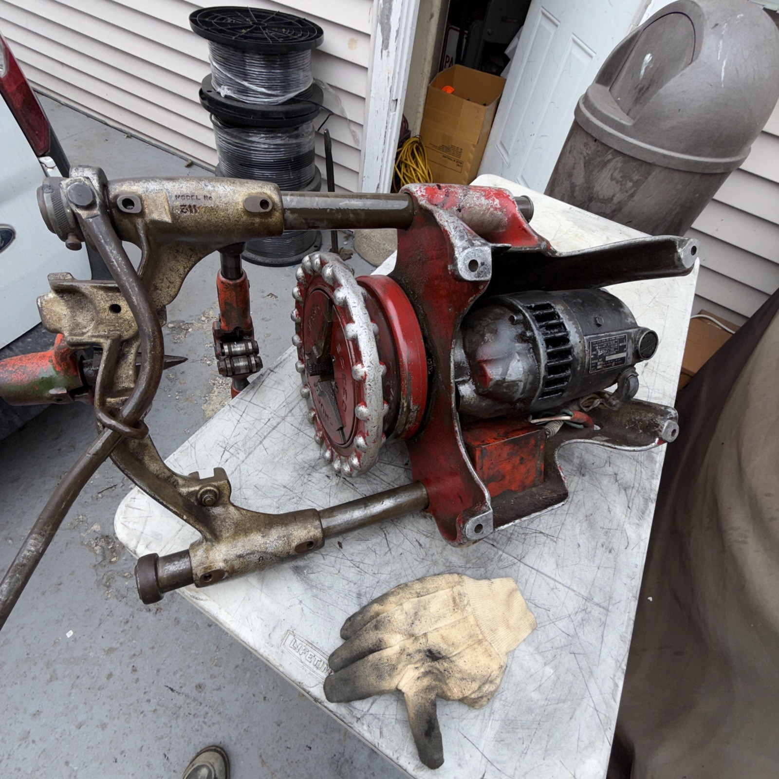Ridgid 300 Pipe Threader Threading Machine.Working Great.Free Local Pickup 60641