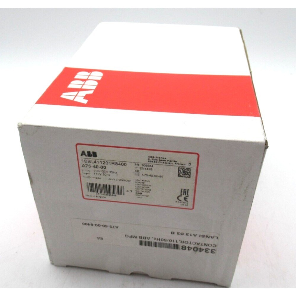 Brand New A75-40-00 Contactor 24V、110V 50Hz / 110-120V 60Hz、220-230V