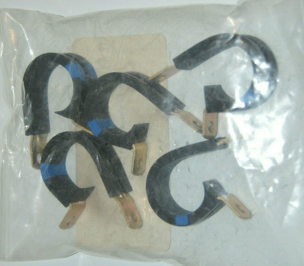5-PK UMPCO MS21919 WDG14 7/8″ Military Standard Single Loop Cushion Clamps, NEW